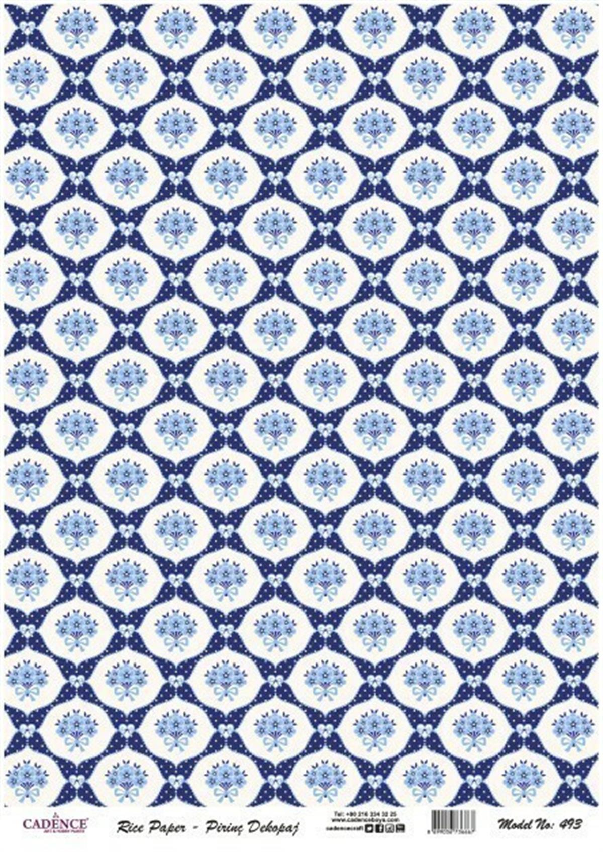 إيقاع ورق الأرز موديل 493 30x42