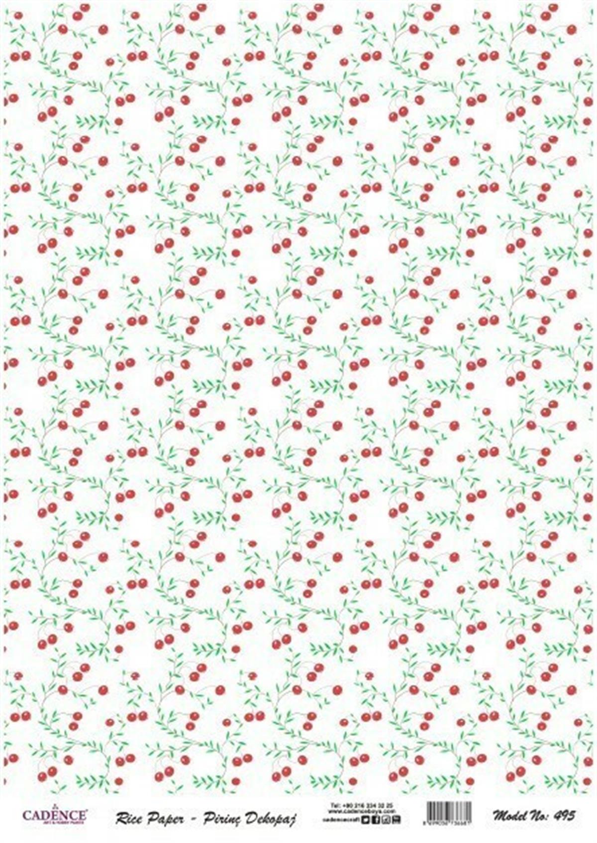 إيقاع ورق الأرز موديل 495 30x42