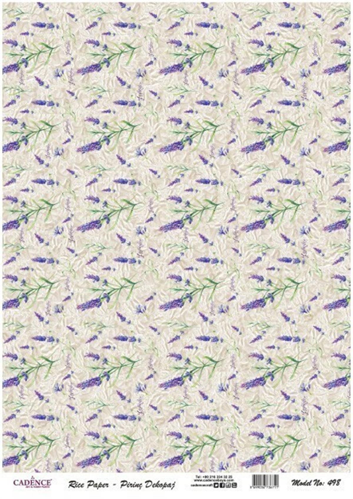 إيقاع ورق الأرز موديل 498 30x42