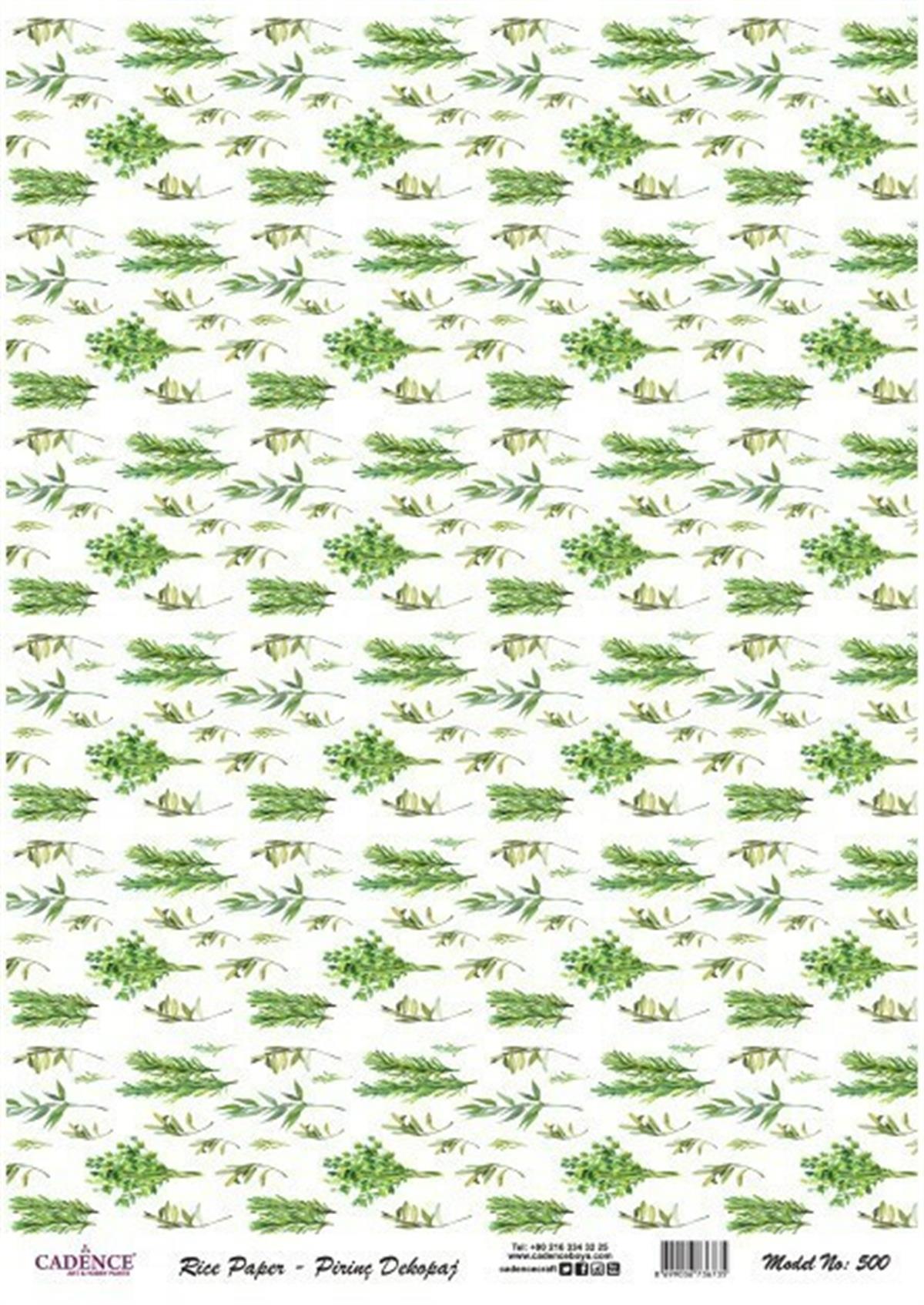 إيقاع ورق الأرز موديل 500 30x42