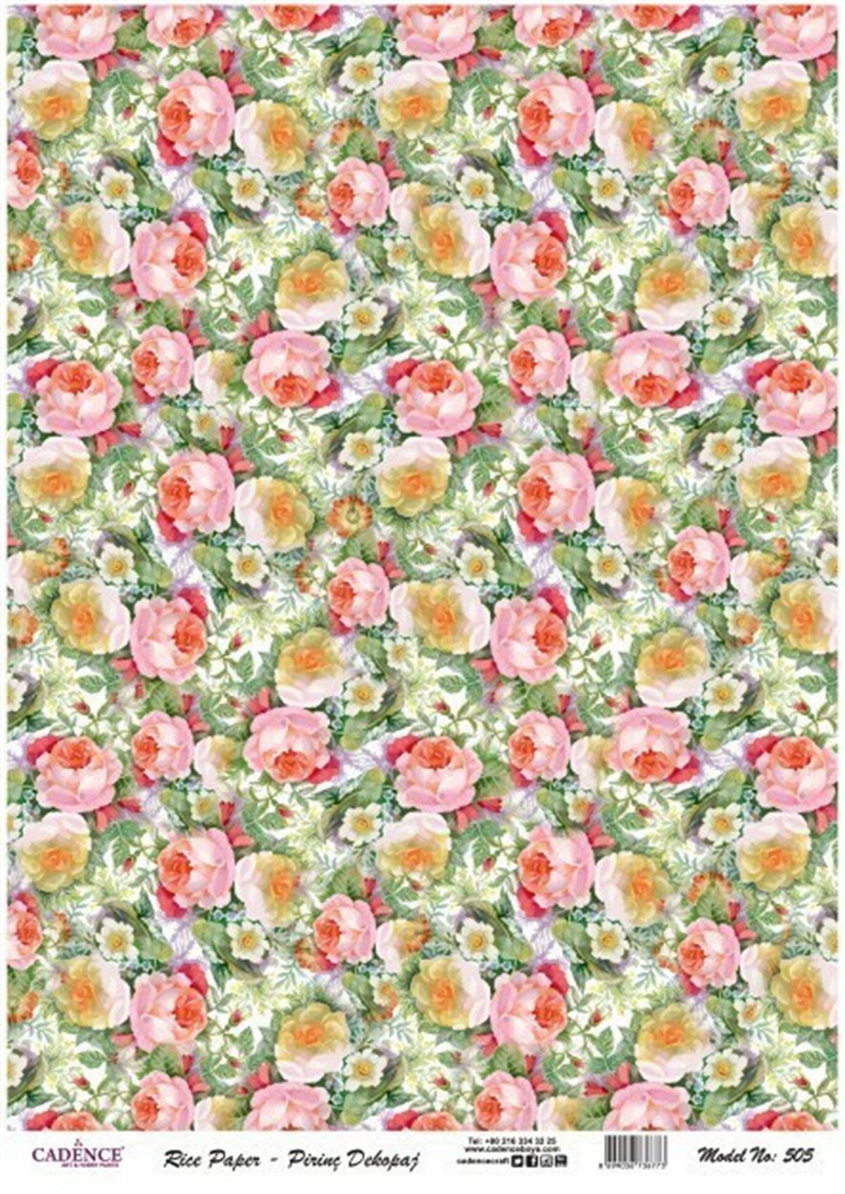 إيقاع ورق الأرز موديل 505 30x42