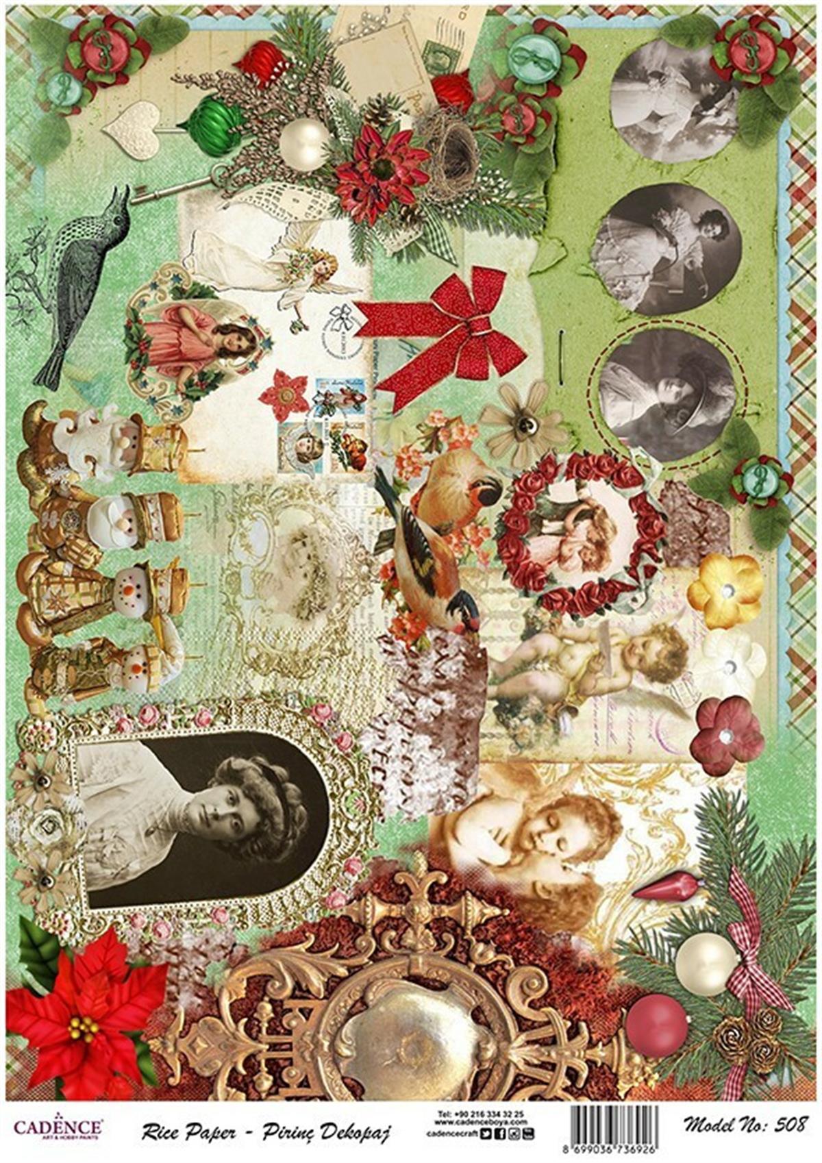 إيقاع ورق الأرز موديل 508 30x42