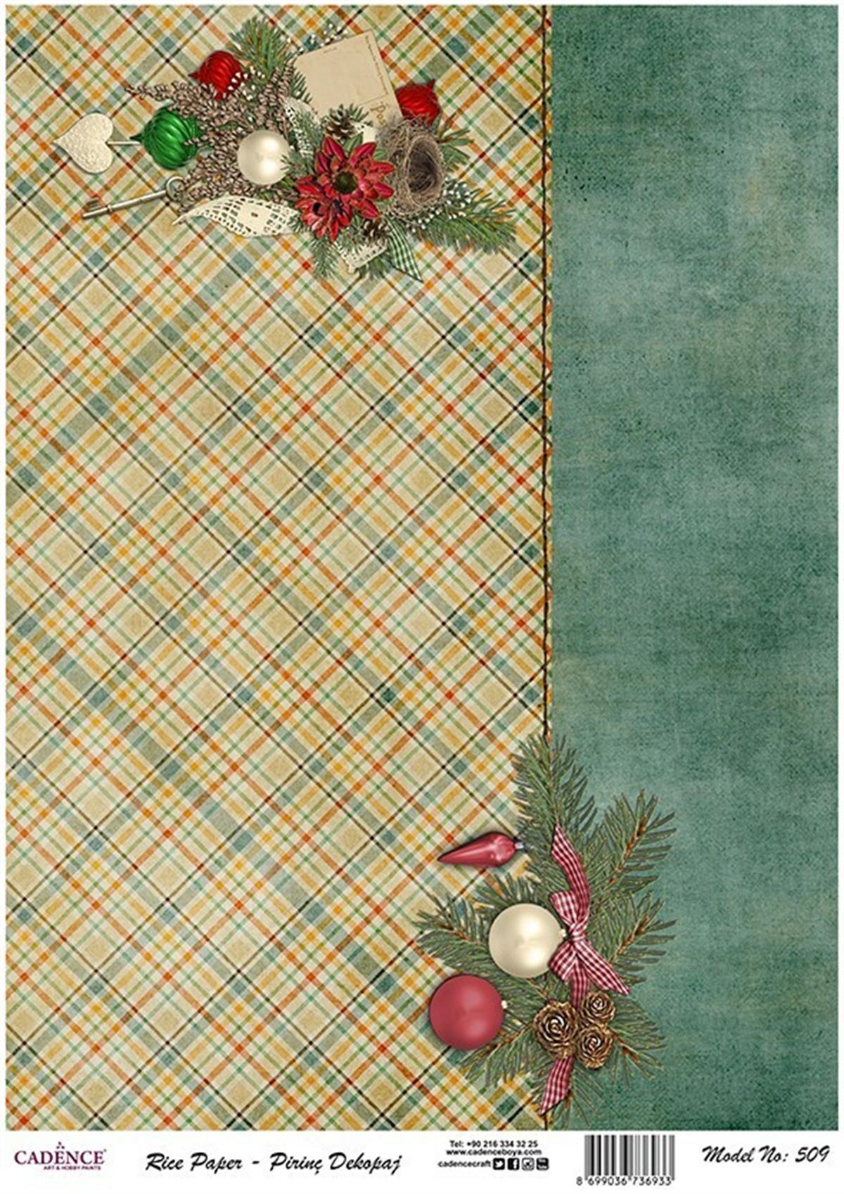 إيقاع ورق الأرز موديل 509 30x42