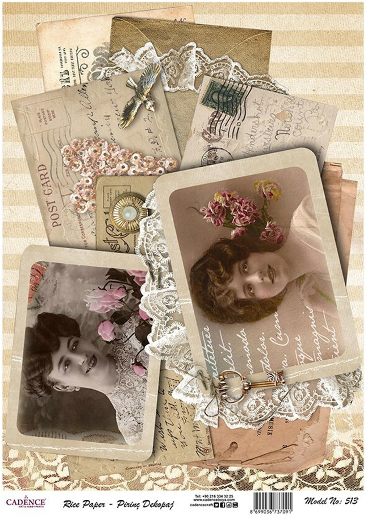 إيقاع ورق الأرز موديل 513 30x42