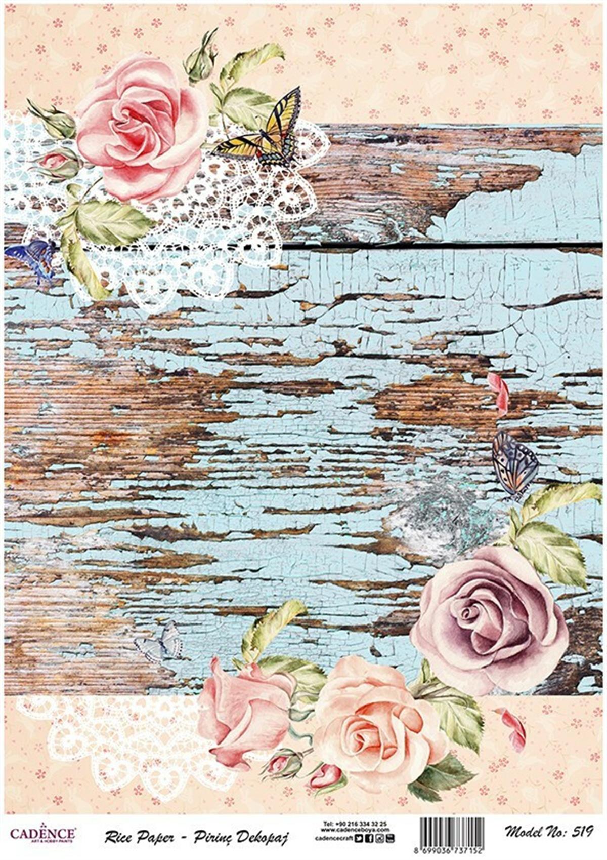 إيقاع ورق الأرز موديل 519 30x42