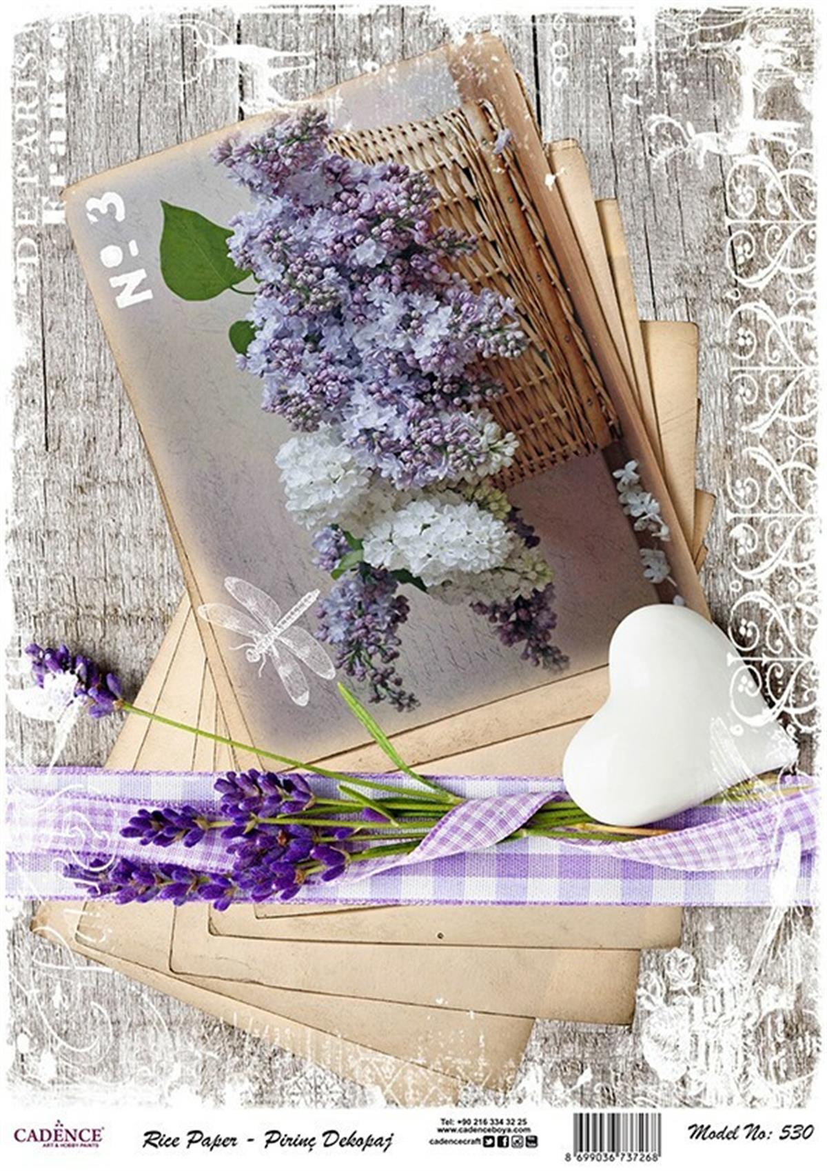 إيقاع ورق الأرز موديل 530 30x42