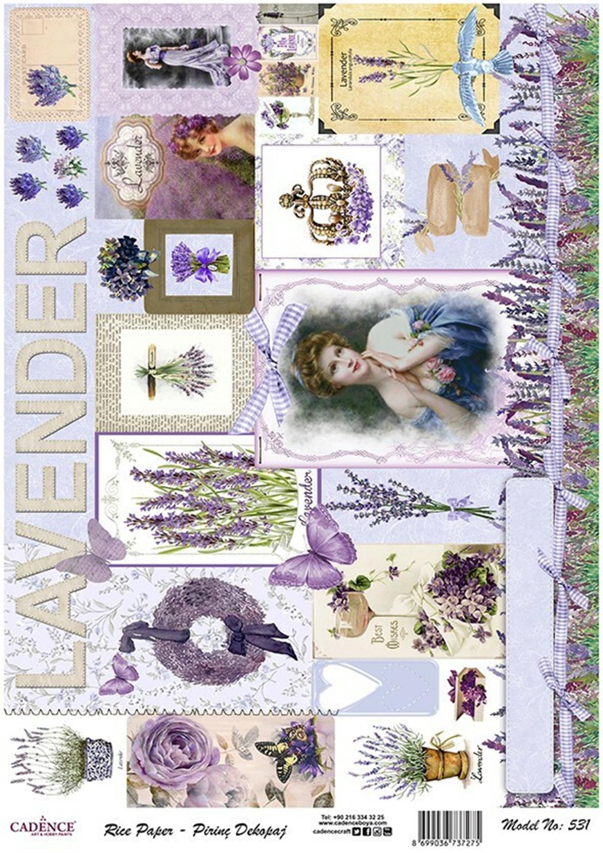 إيقاع ورق الأرز موديل 531 30x42