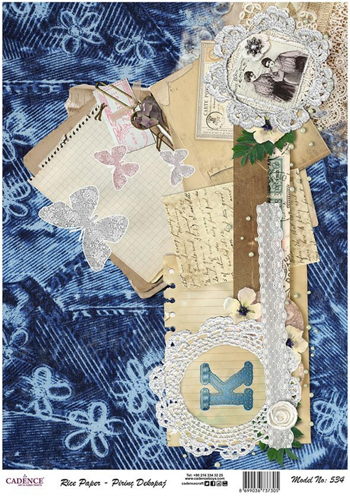 إيقاع ورق الأرز موديل 534 30x42