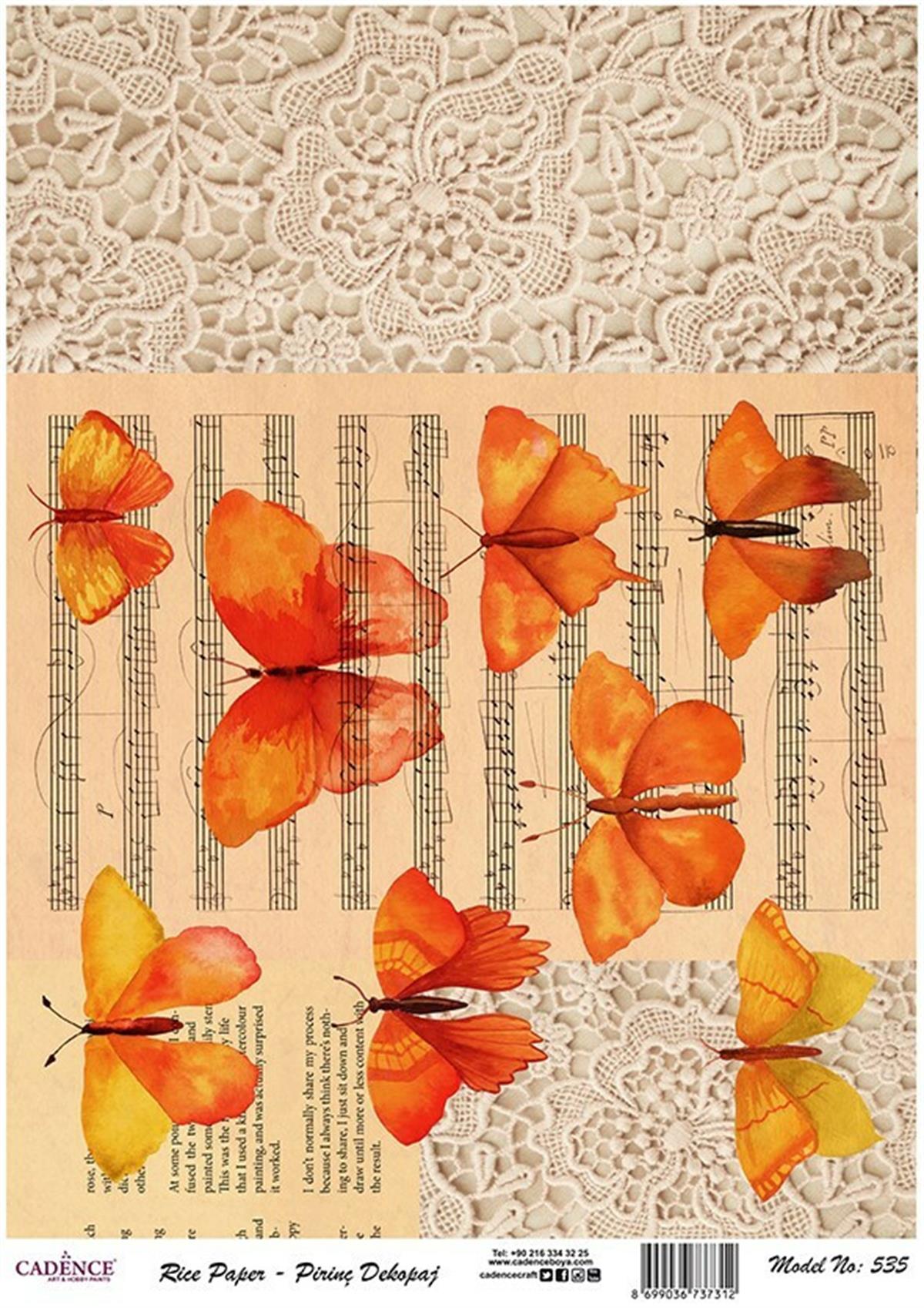 إيقاع ورق الأرز موديل 535 30x42