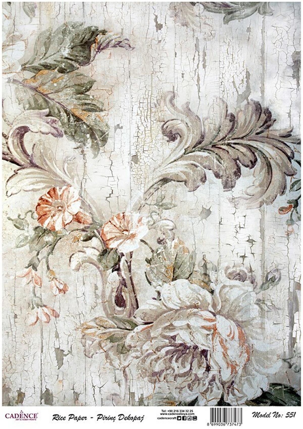 إيقاع ورق الأرز موديل 551 30x42