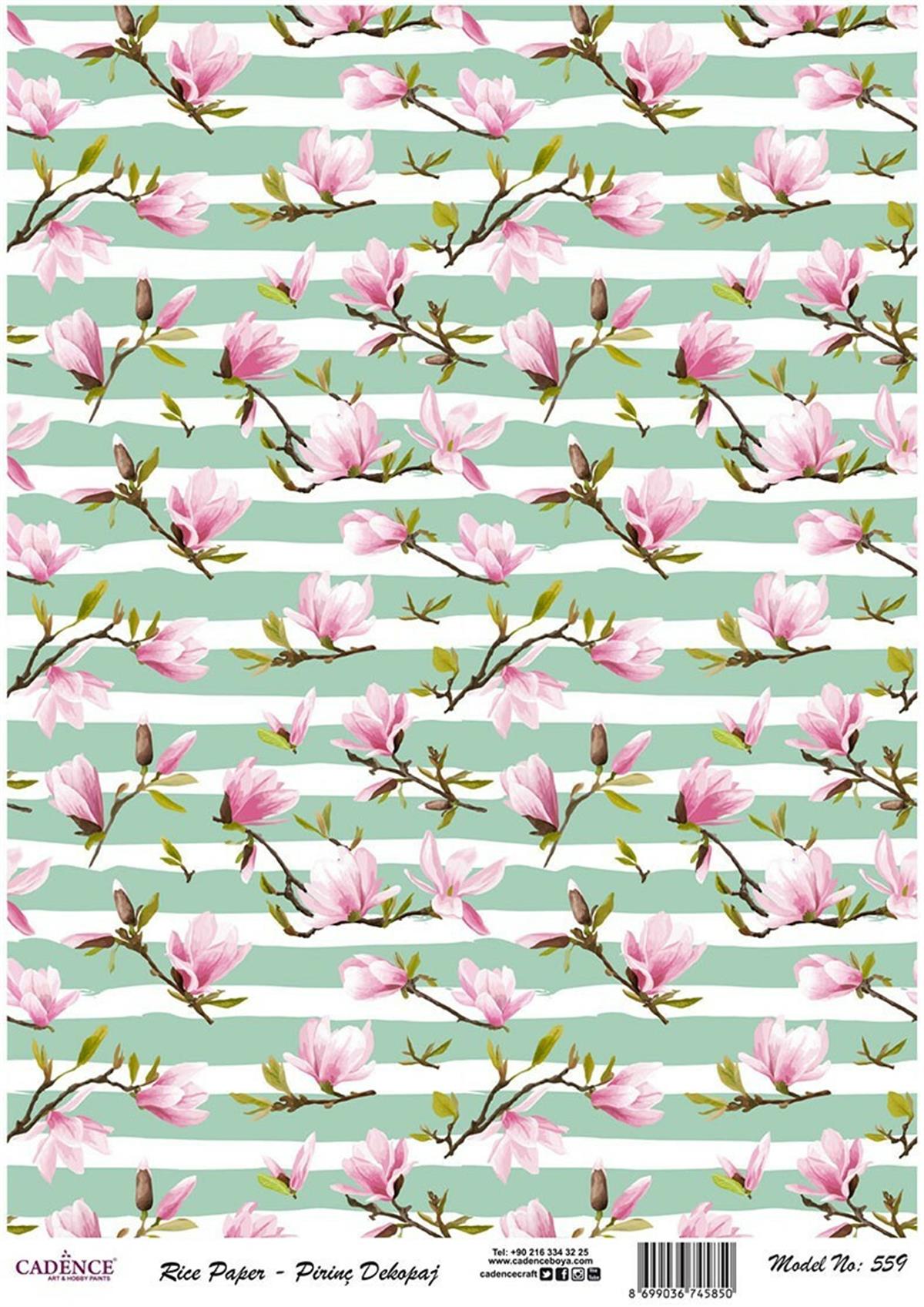 إيقاع ورق الأرز موديل 559 30x42