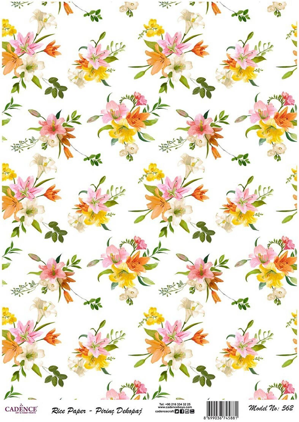 إيقاع ورق الأرز موديل 562 30x42