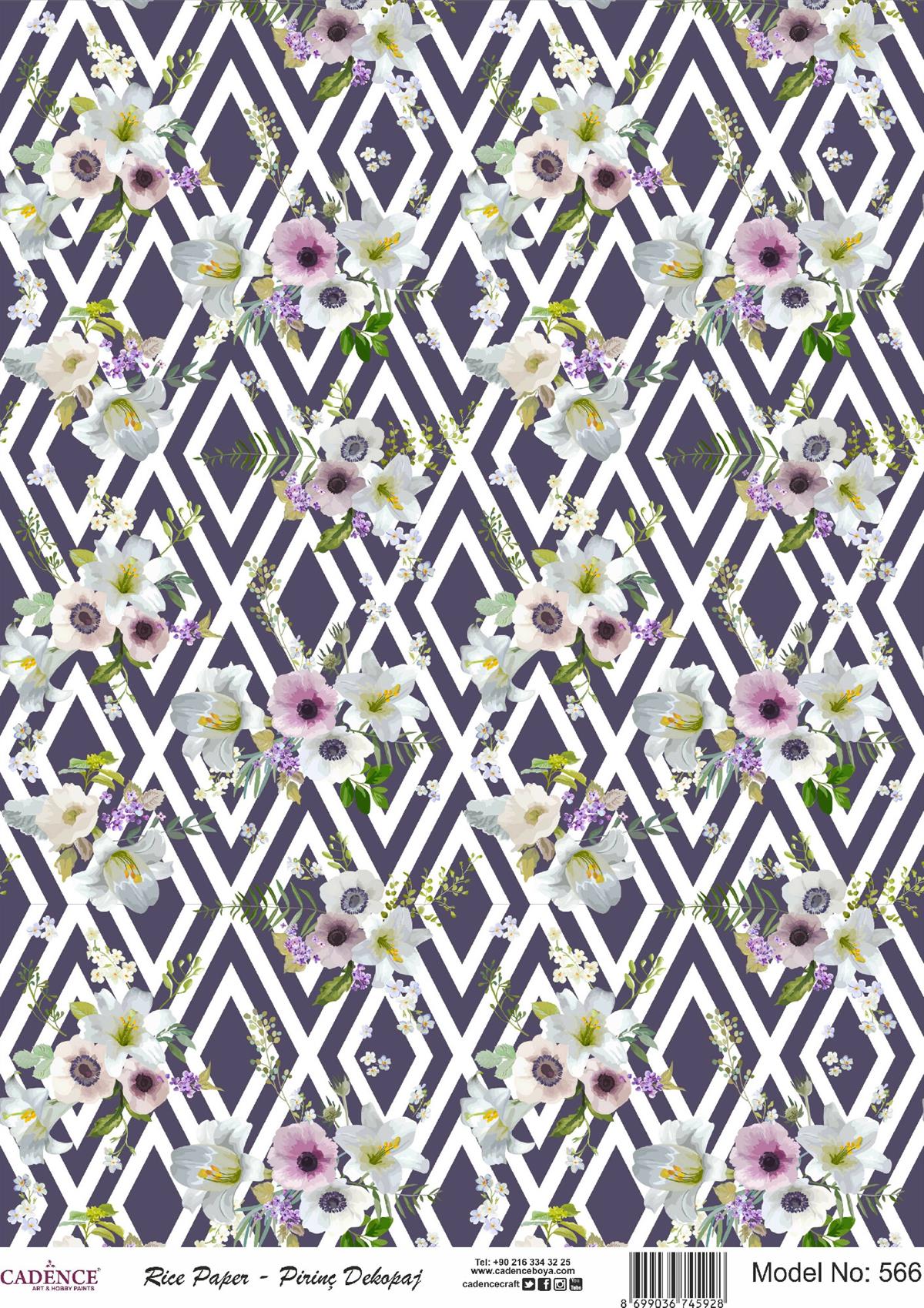 Рисовая бумага Cadence, модель 566, 30x42