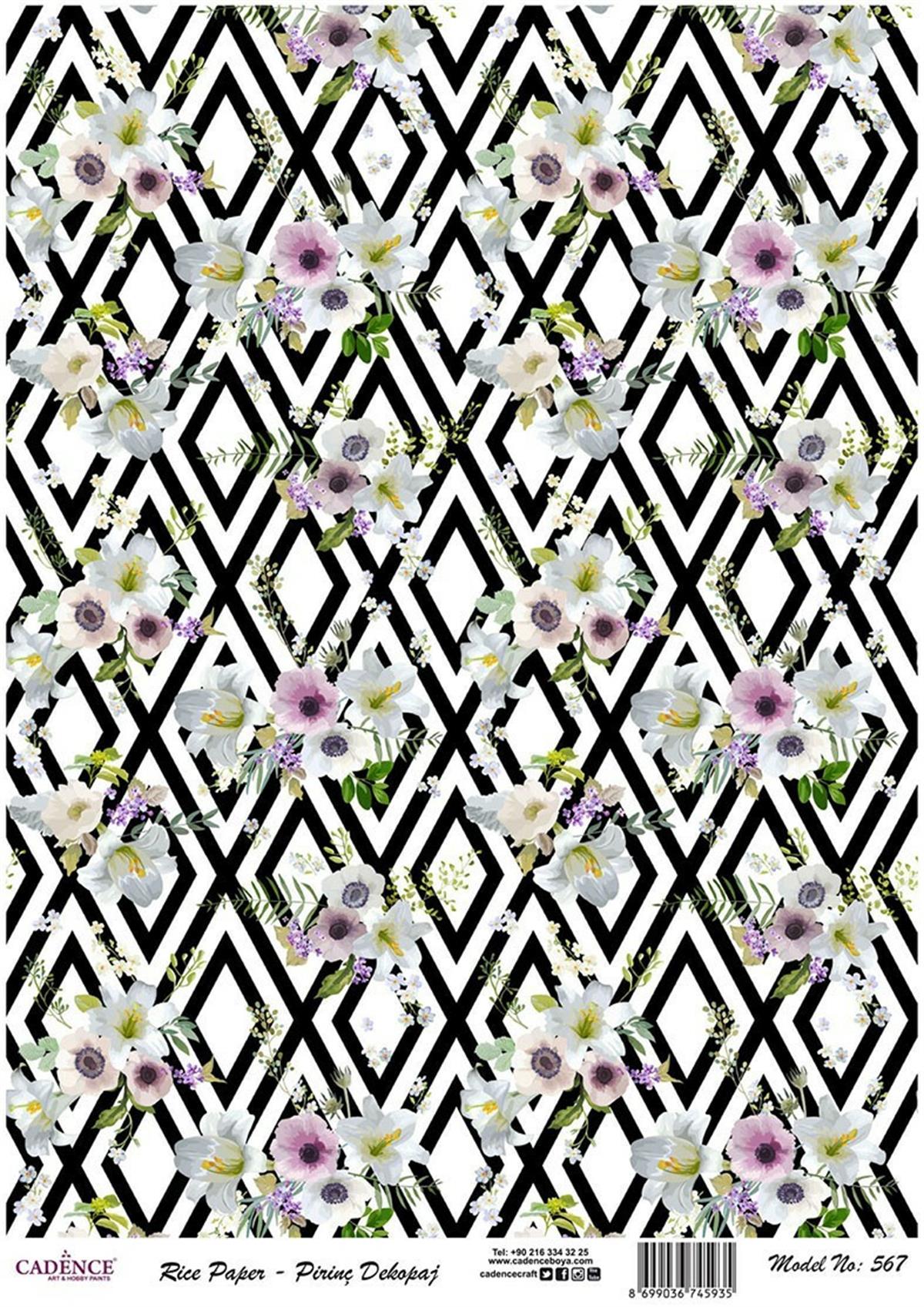 Рисовая бумага Cadence Модель 567 30x42