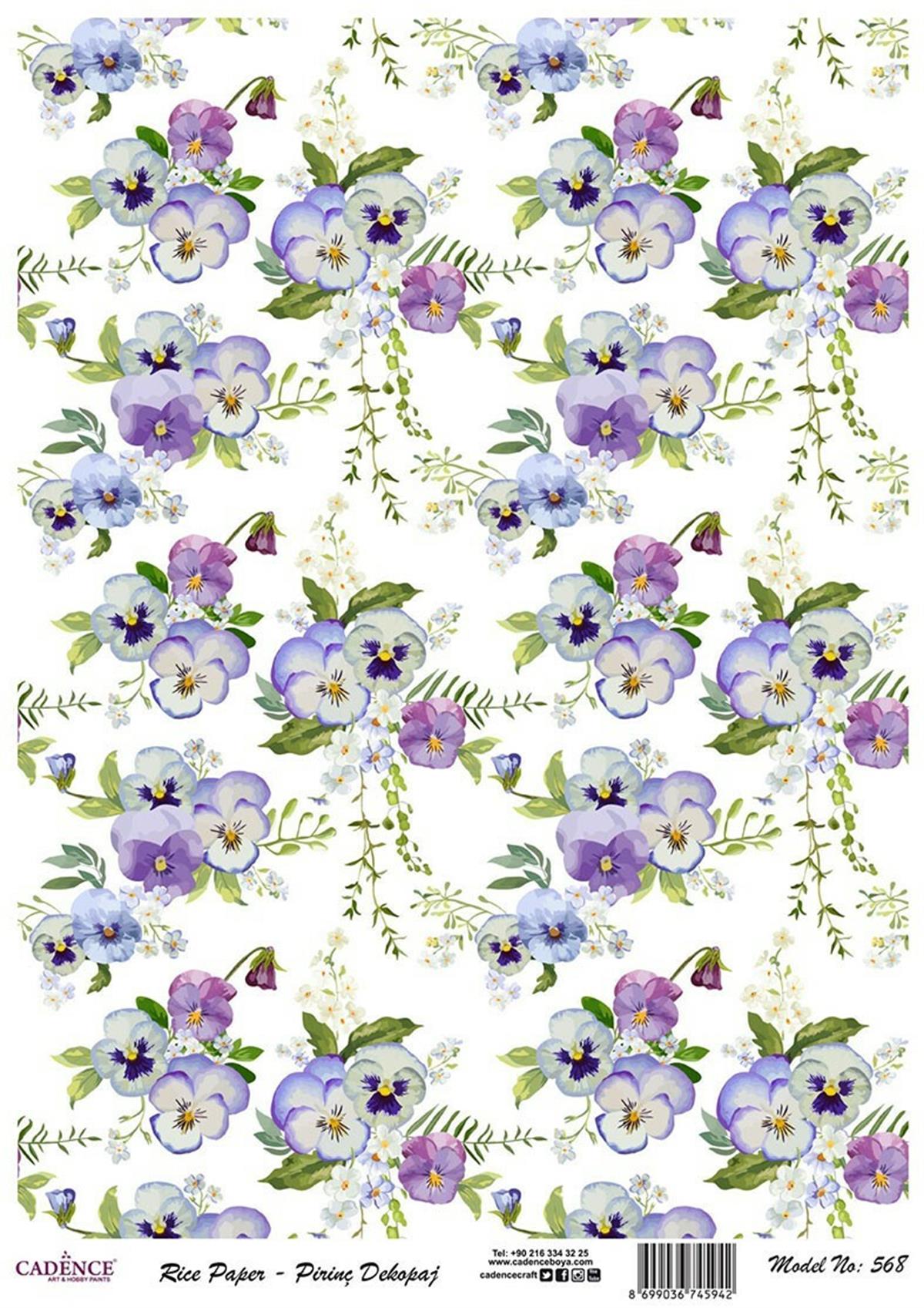 إيقاع ورق الأرز موديل 568 30x42