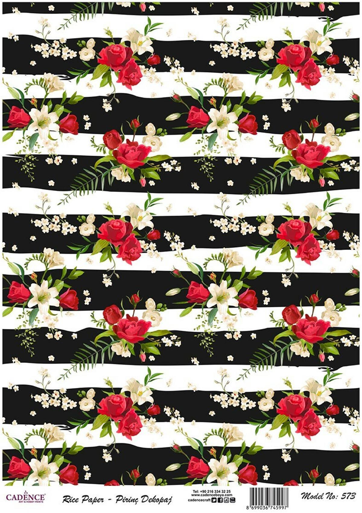 إيقاع ورق الأرز موديل 573 30x42