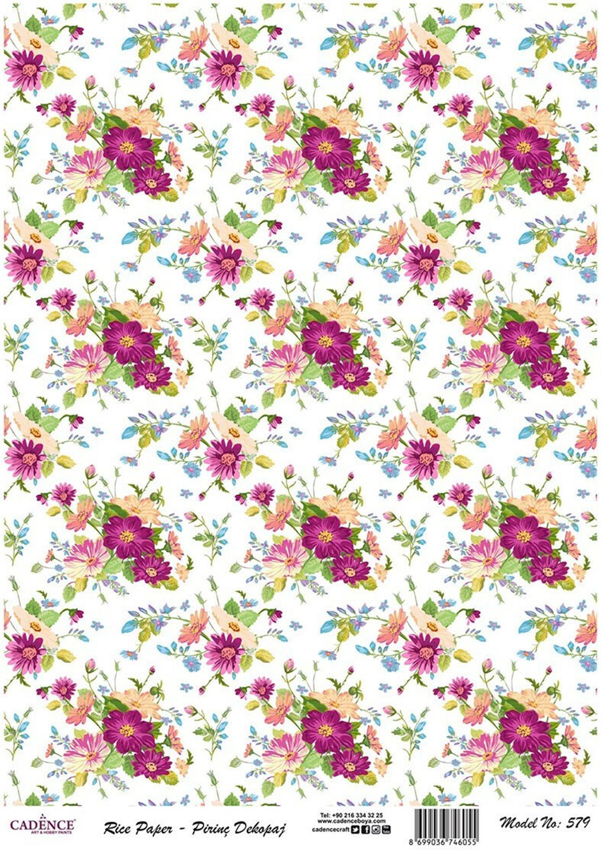 إيقاع ورق الأرز موديل 579 30x42