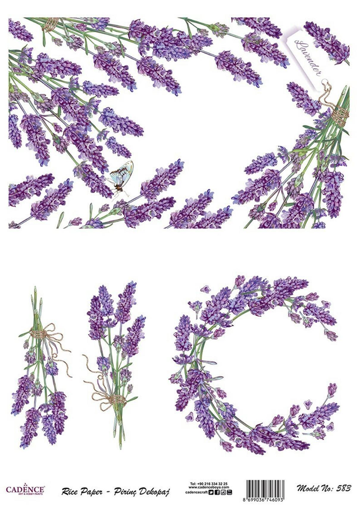 إيقاع ورق الأرز موديل 583 30x42