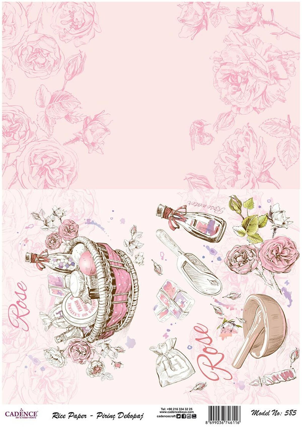 إيقاع ورق الأرز موديل 585 30x42