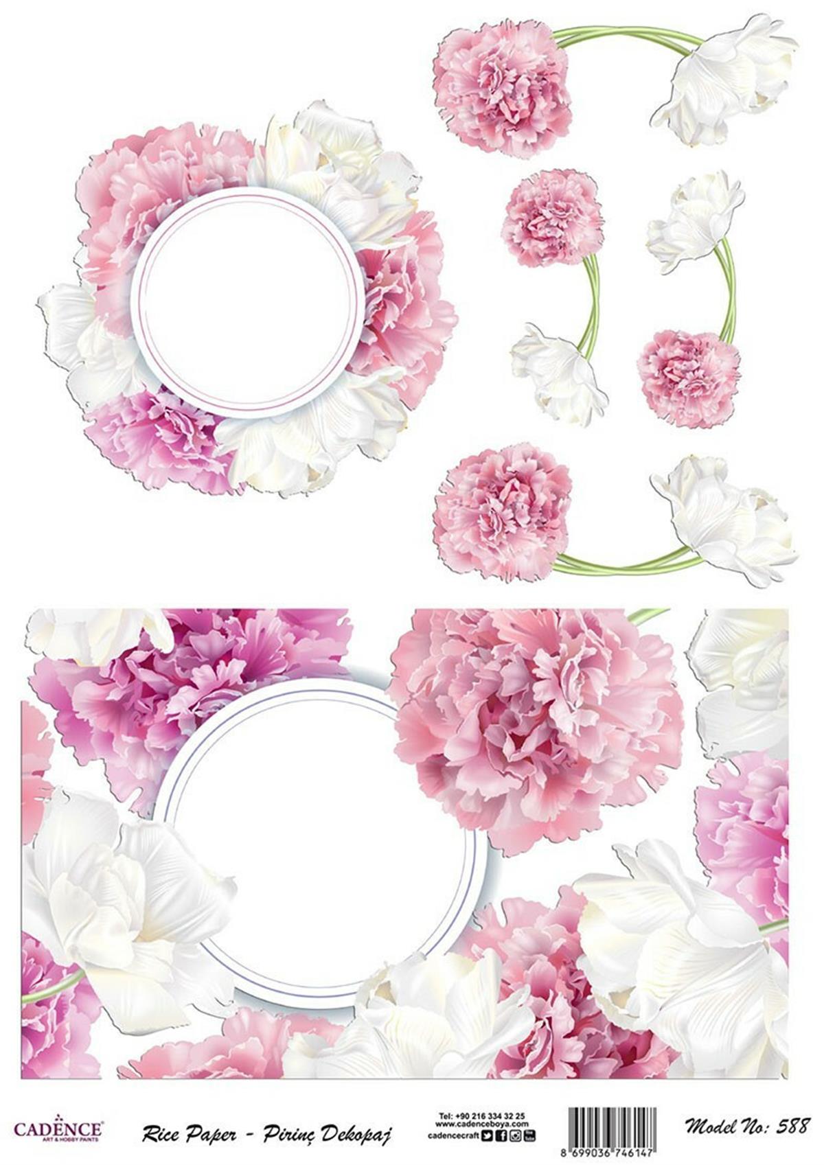 إيقاع ورق الأرز موديل 588 30x42