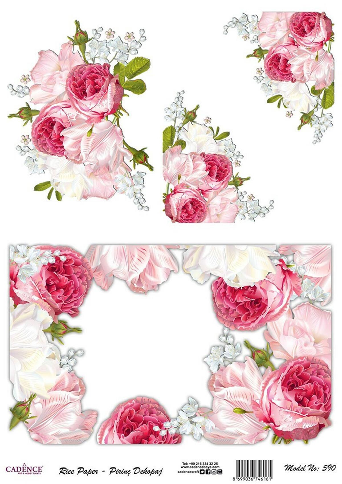 إيقاع ورق الأرز موديل 590 30x42