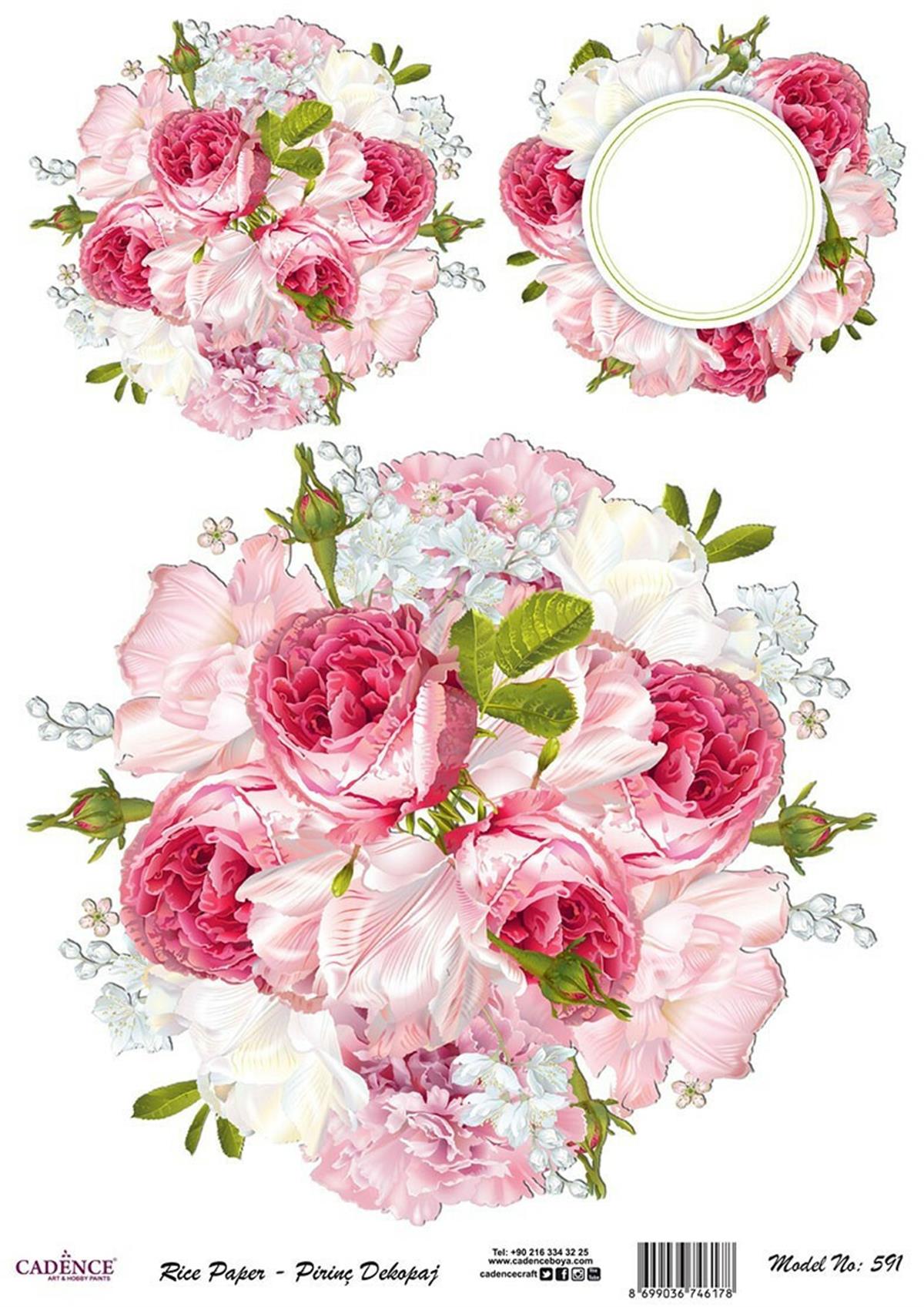 إيقاع ورق الأرز موديل 591 30x42