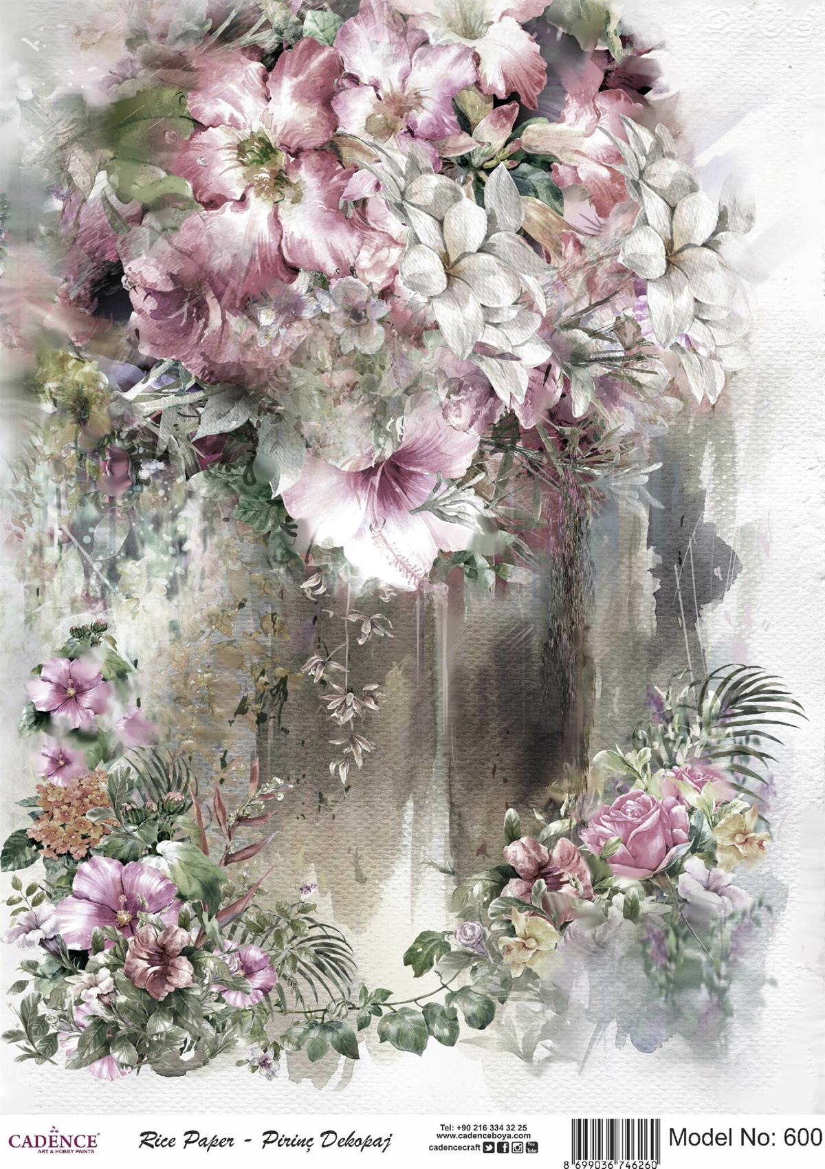 إيقاع ورق الأرز موديل 600 30x42