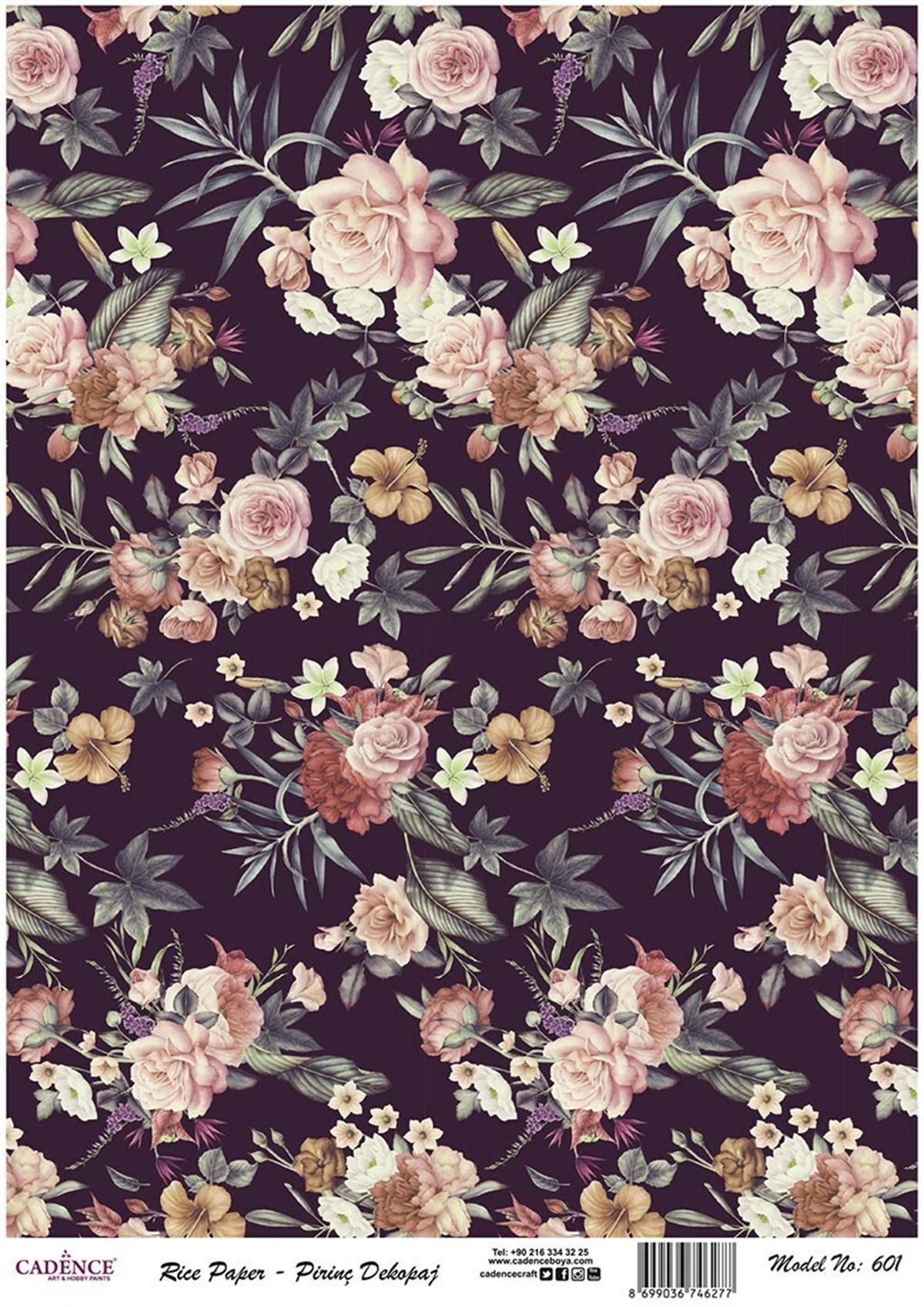 إيقاع ورق الأرز موديل 601 30x42