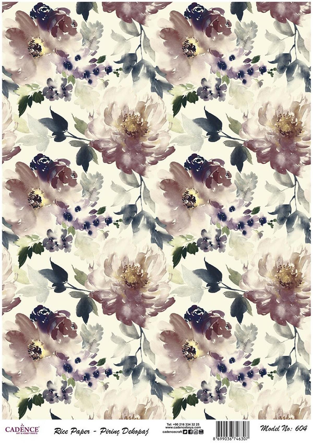 إيقاع ورق الأرز موديل 604 30x42