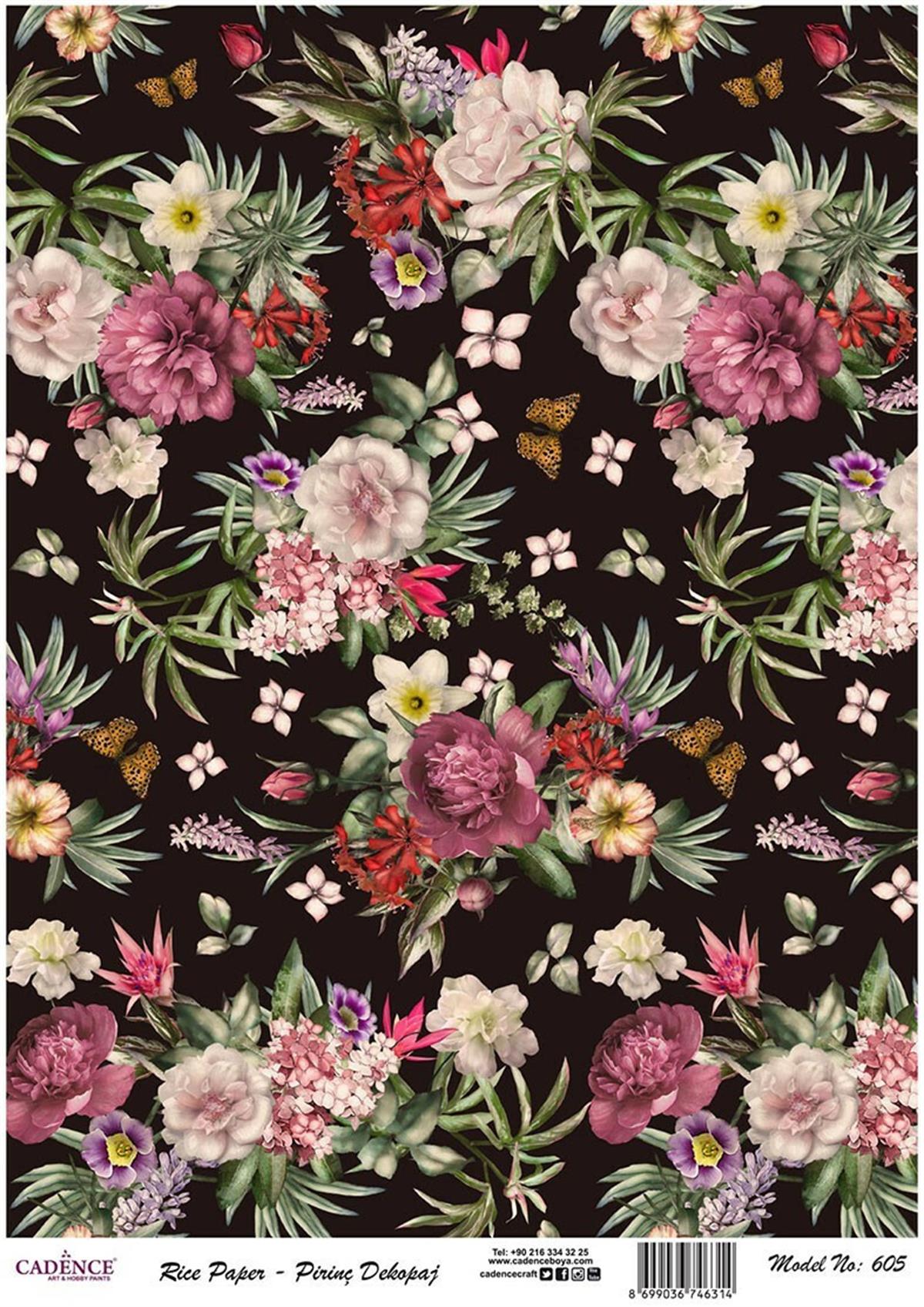 إيقاع ورق الأرز موديل 605 30x42