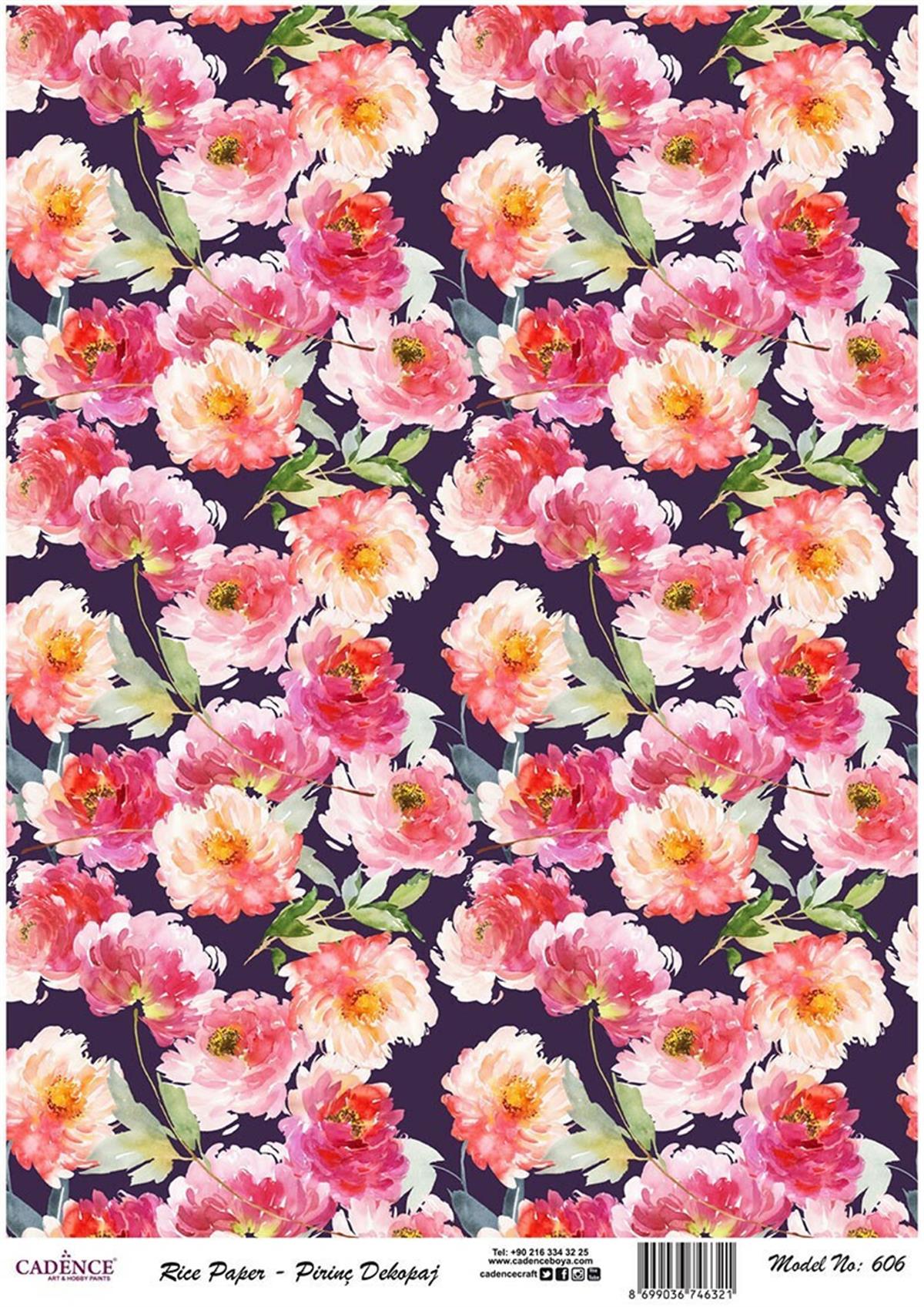 إيقاع ورق الأرز موديل 606 30x42