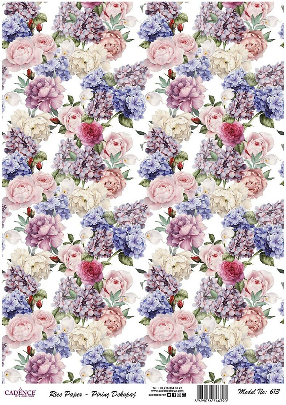 إيقاع ورق الأرز موديل 613 30x42