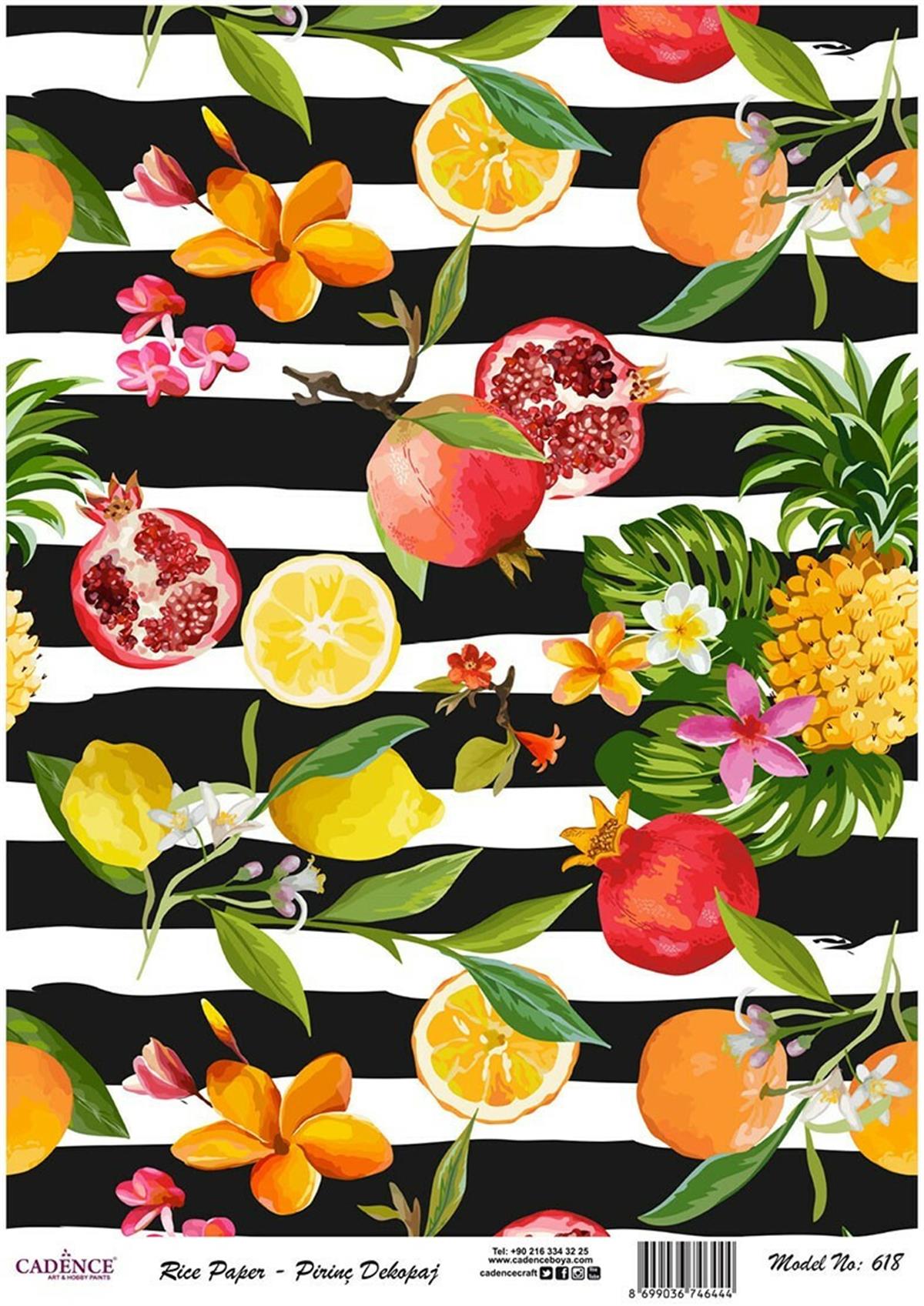 إيقاع ورق الأرز موديل 618 30x42