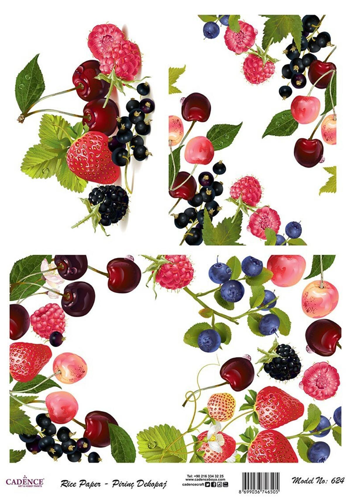 إيقاع ورق الأرز موديل 624 30x42