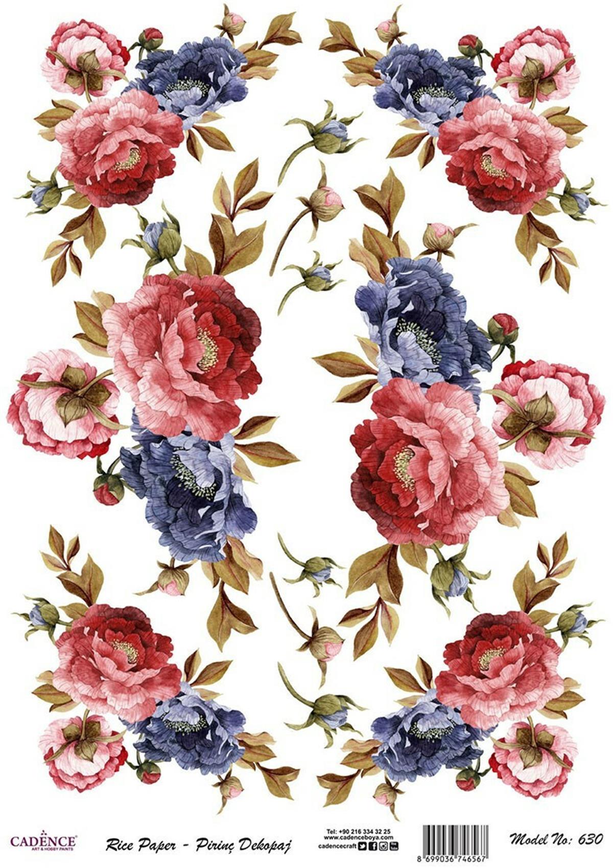 إيقاع ورق الأرز موديل 630 30x42