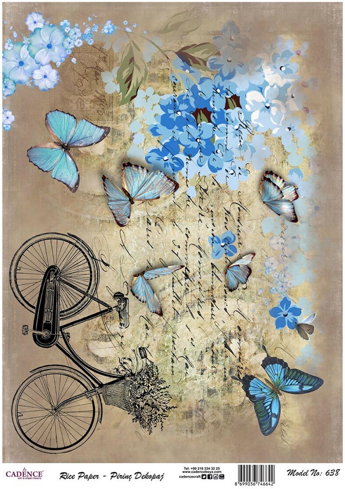 إيقاع ورق الأرز موديل 638 30x42