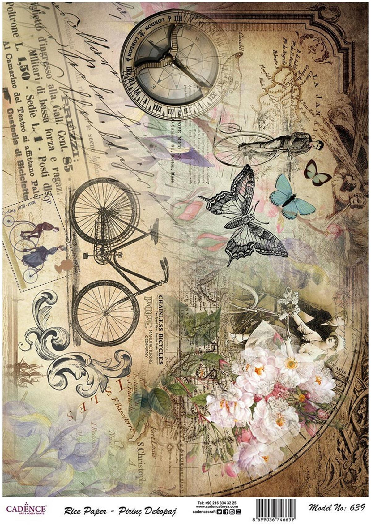 إيقاع ورق الأرز موديل 639 30x42