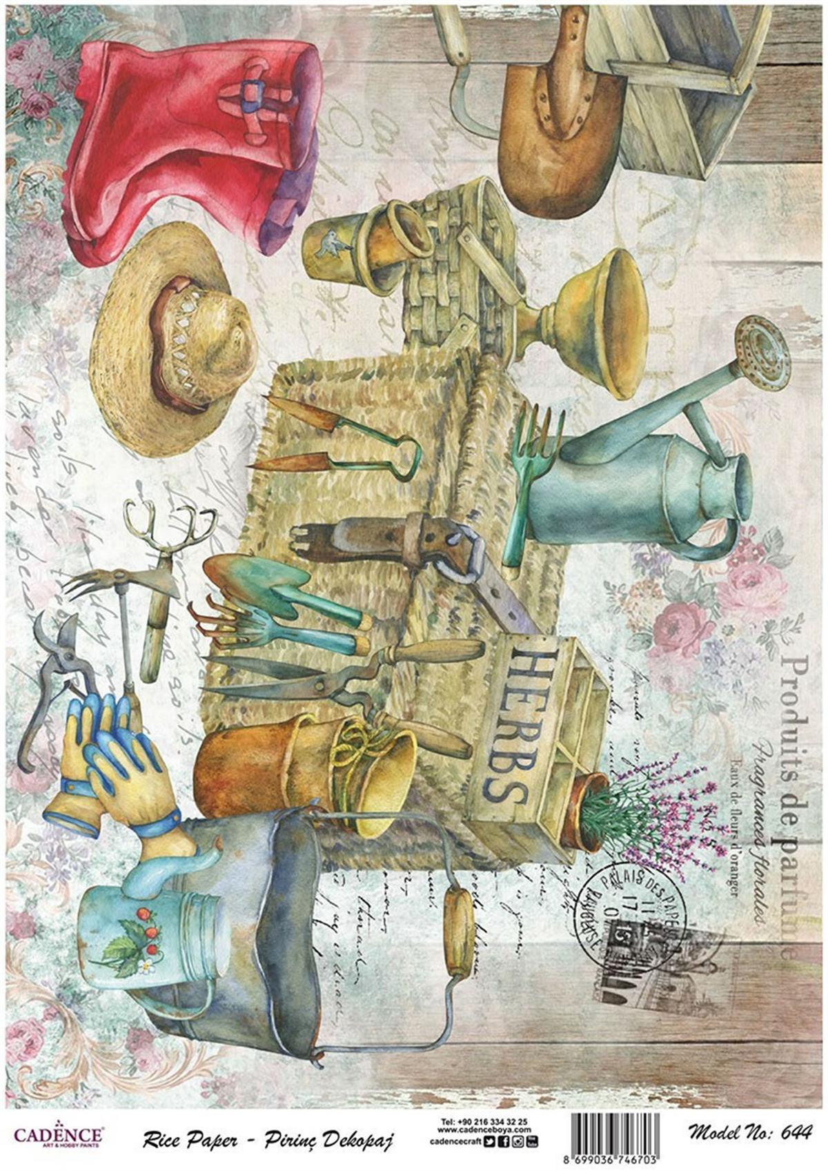 إيقاع ورق الأرز موديل 644 30x42