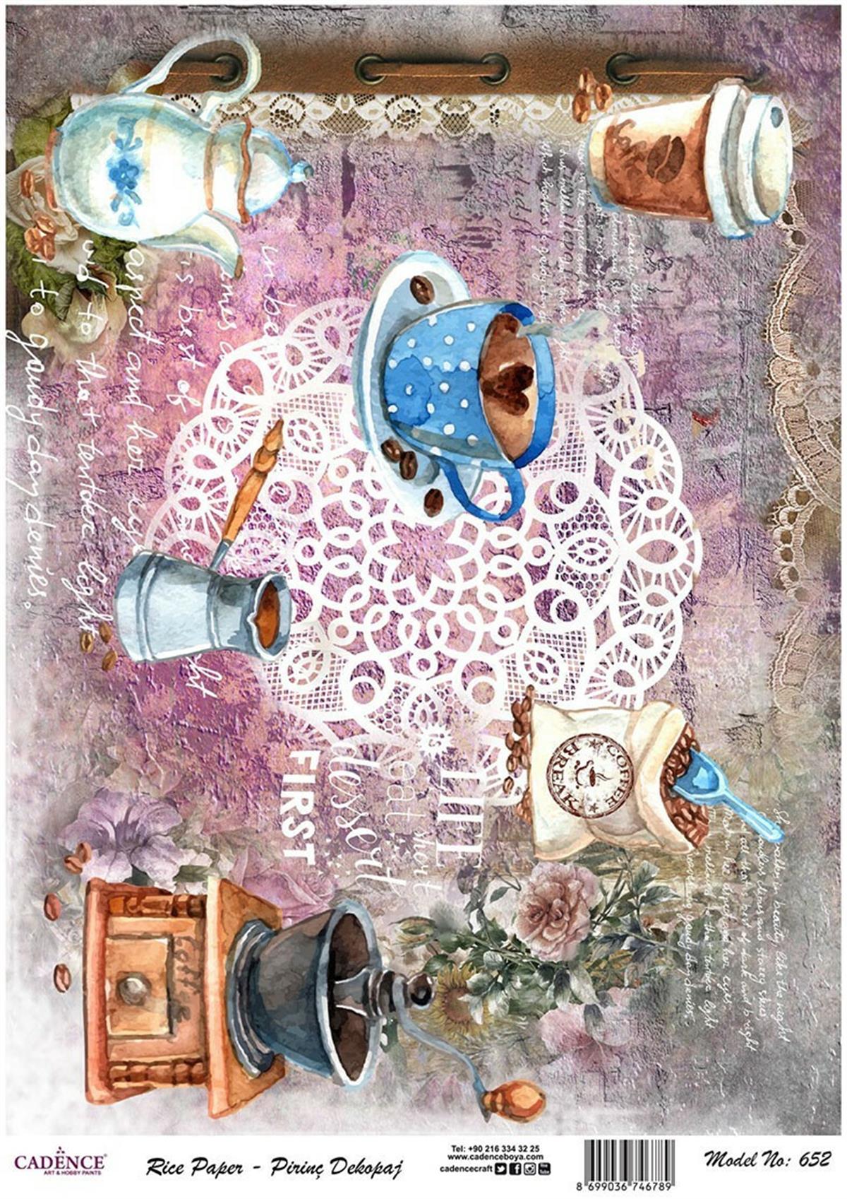 إيقاع ورق الأرز موديل 652 30x42