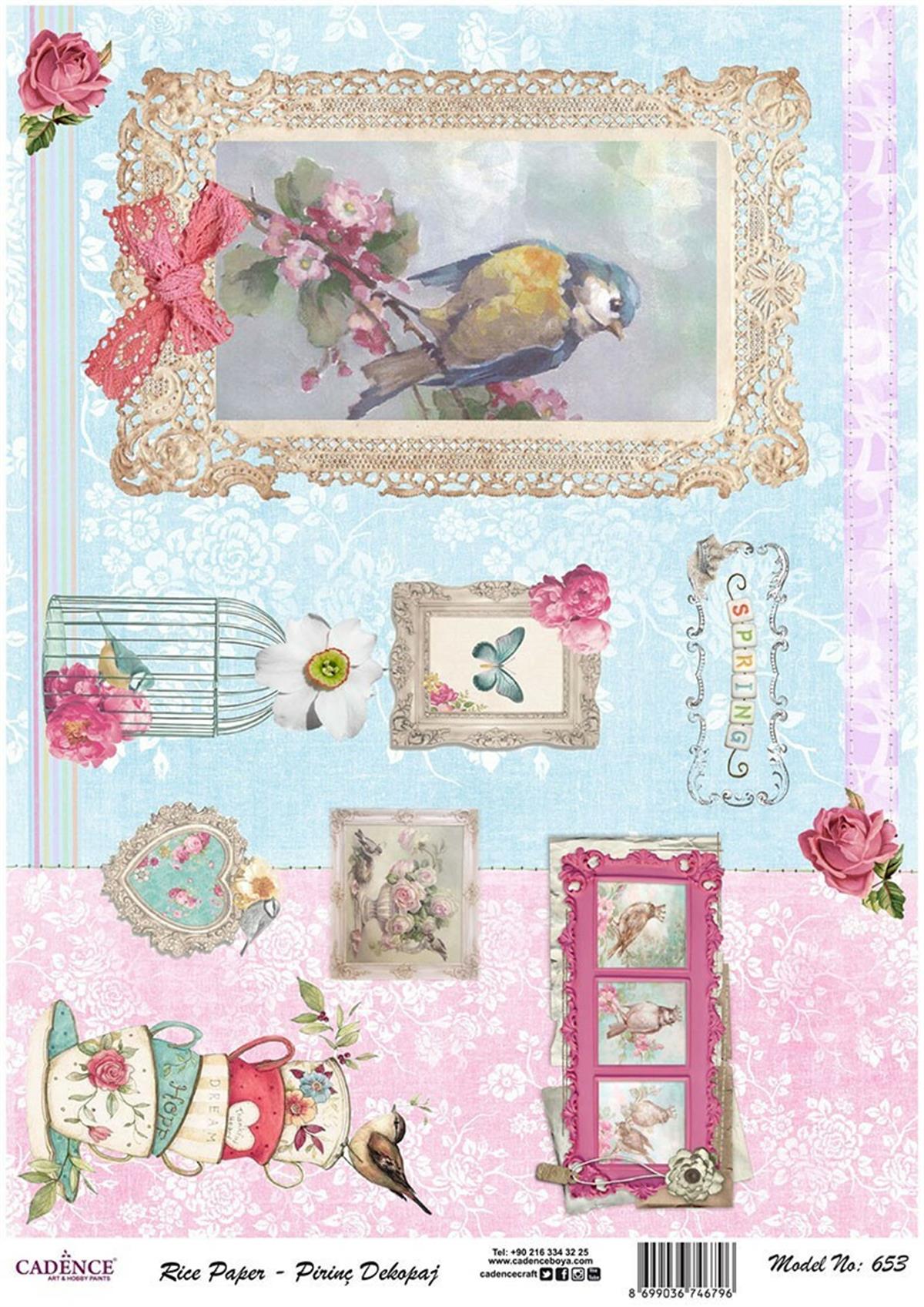 إيقاع ورق الأرز موديل 653 30x42