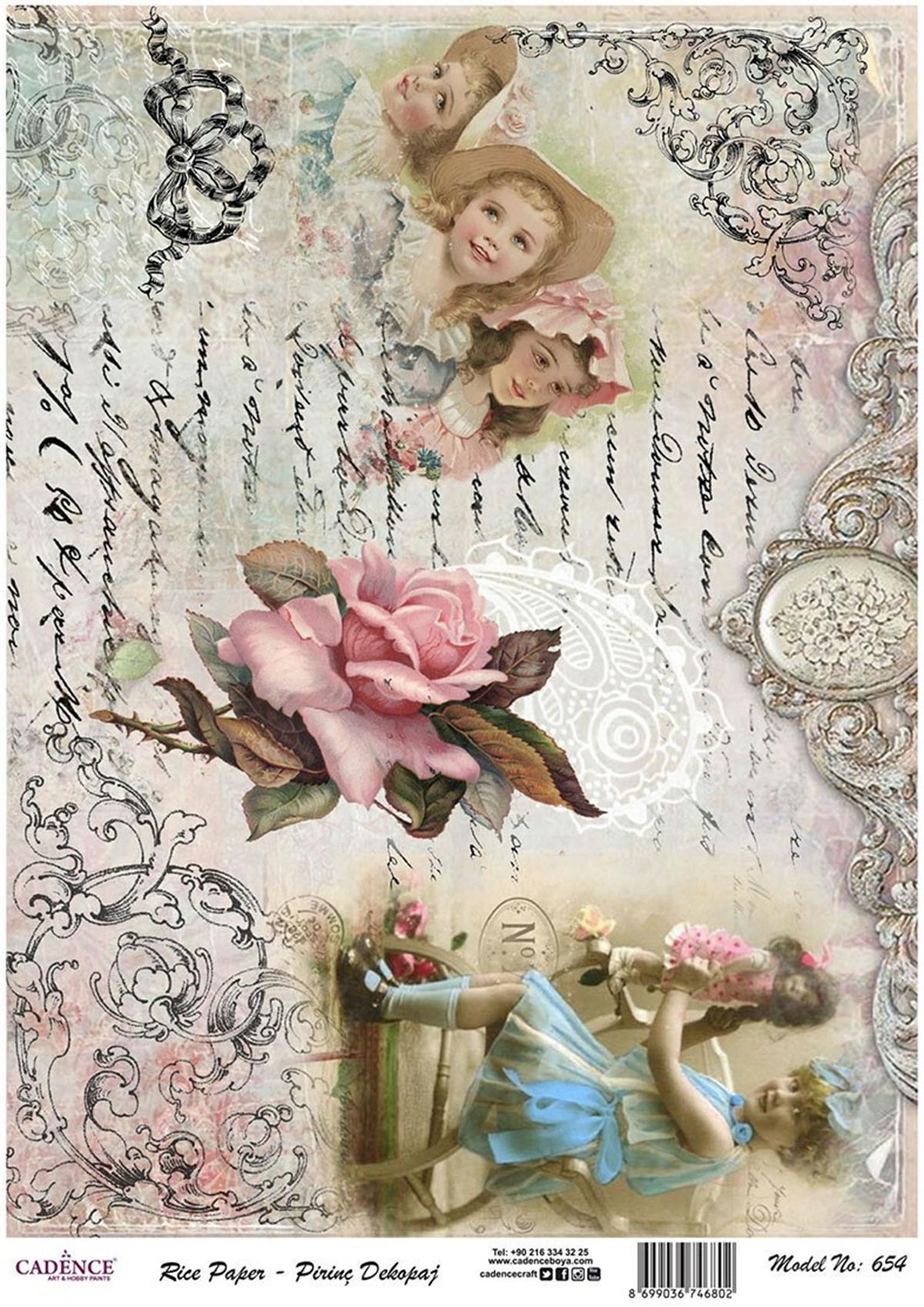 Рисовая бумага Cadence, модель 654, 30x42