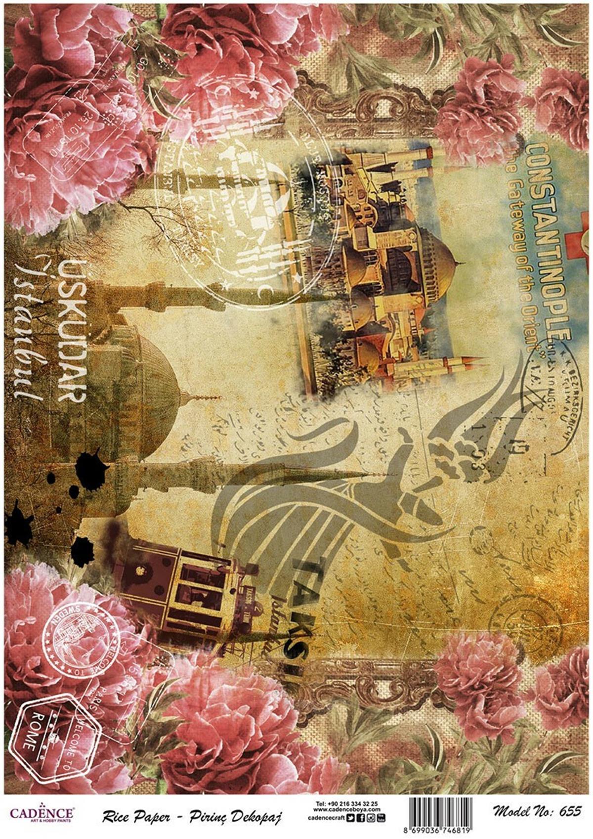 إيقاع ورق الأرز موديل 655 30x42