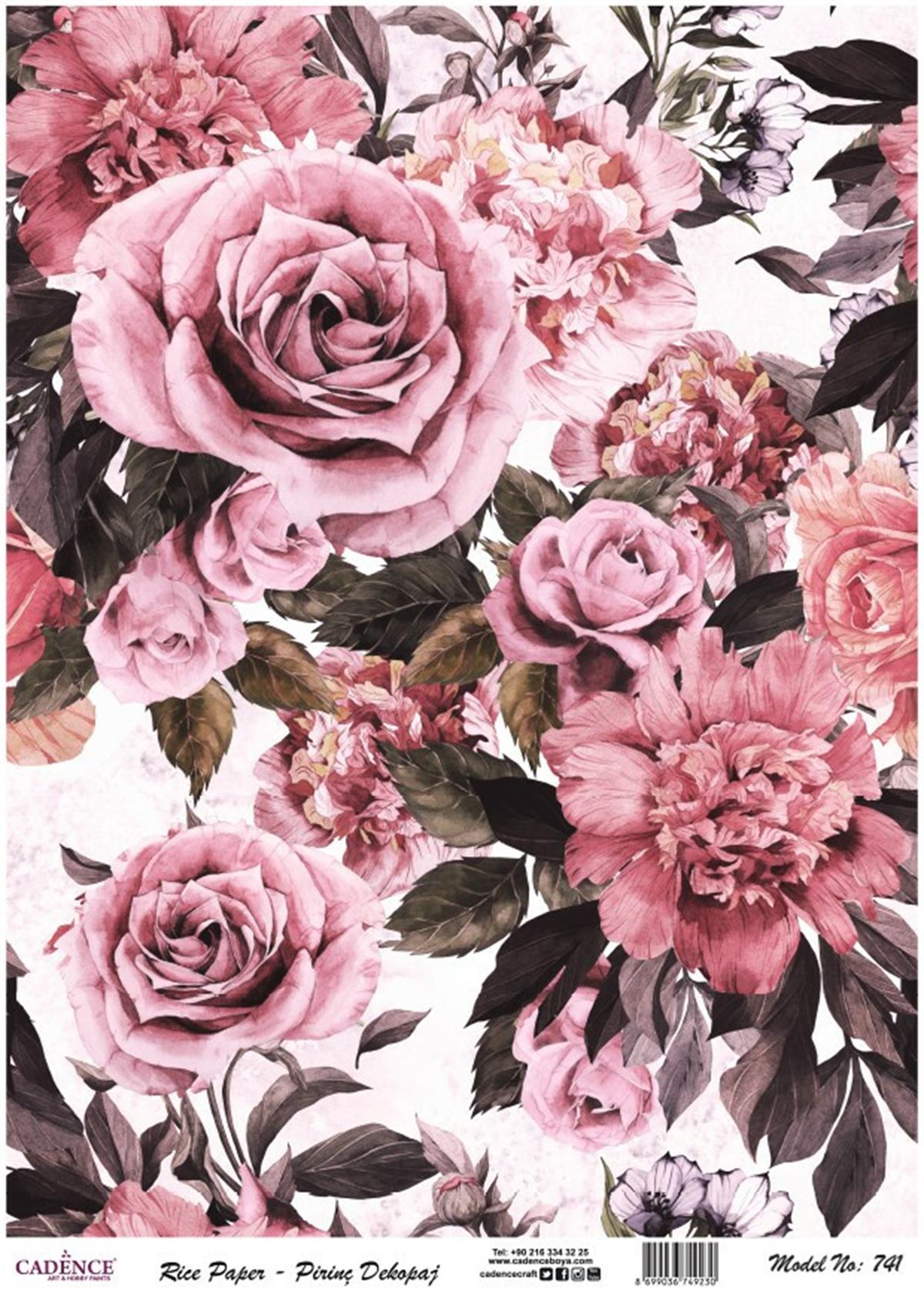 Рисовая бумага Cadence Modern Series, модель 741, 30x42