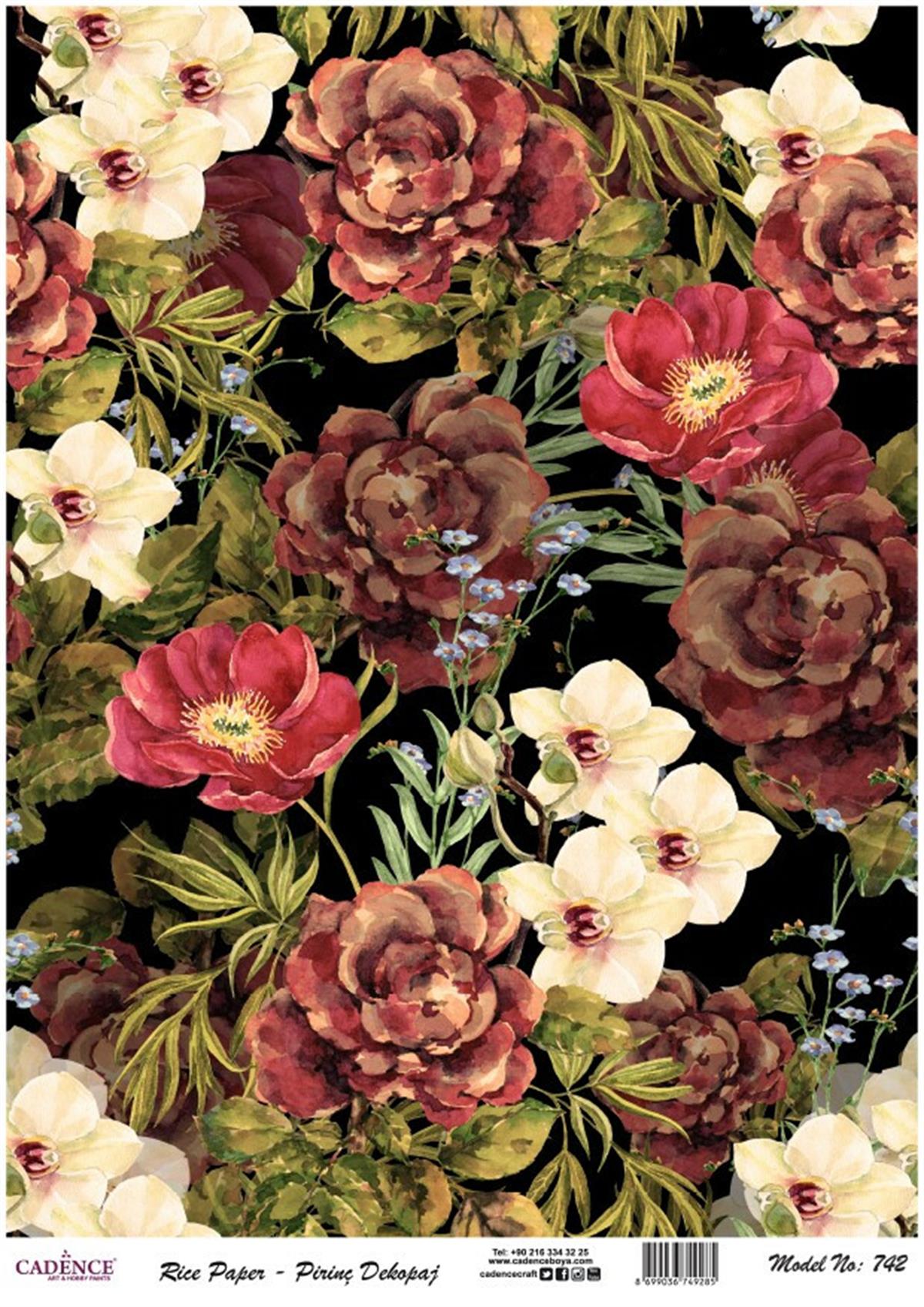 Рисовая бумага Cadence Modern Series, модель 742, 30x42