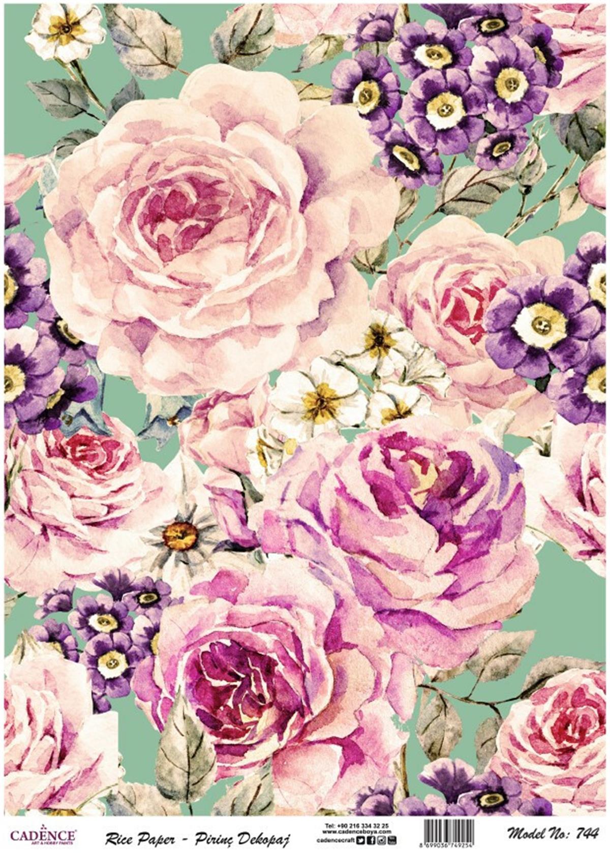 Рисовая бумага Cadence Modern Series, модель 744, 30x42