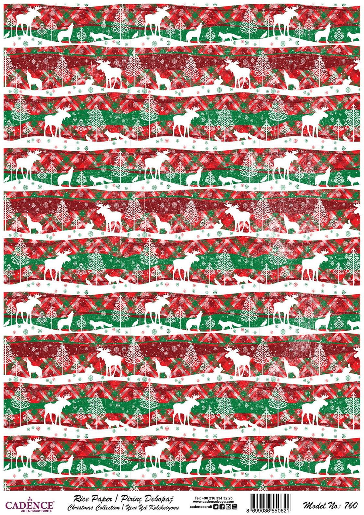 إيقاع ورق الأرز مجموعة السنة الجديدة نموذج 760 30x42