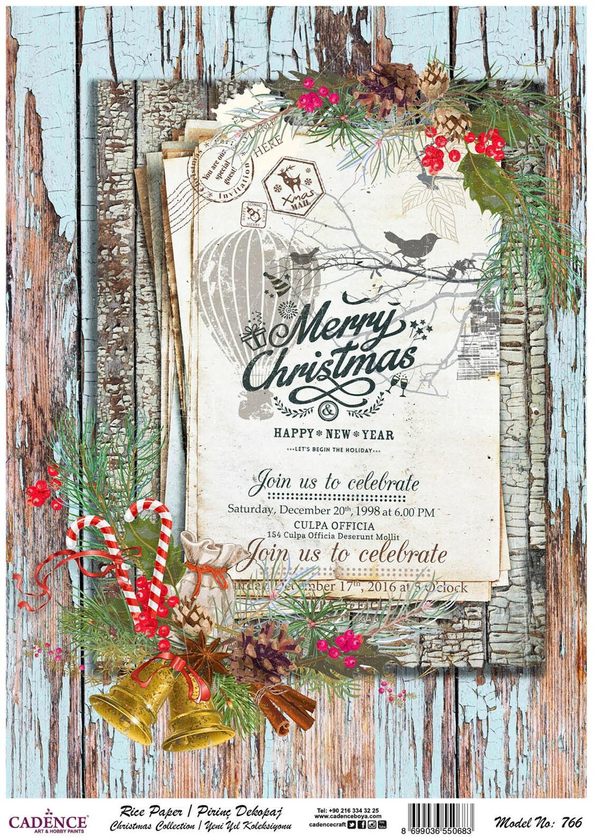 نموذج مجموعة ورق الأرز للسنة الجديدة 766 30x42