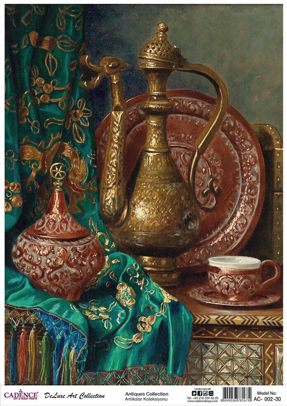 Cadence Antiques, латунь, коллекция декупажа, Ac 02, 90x125см