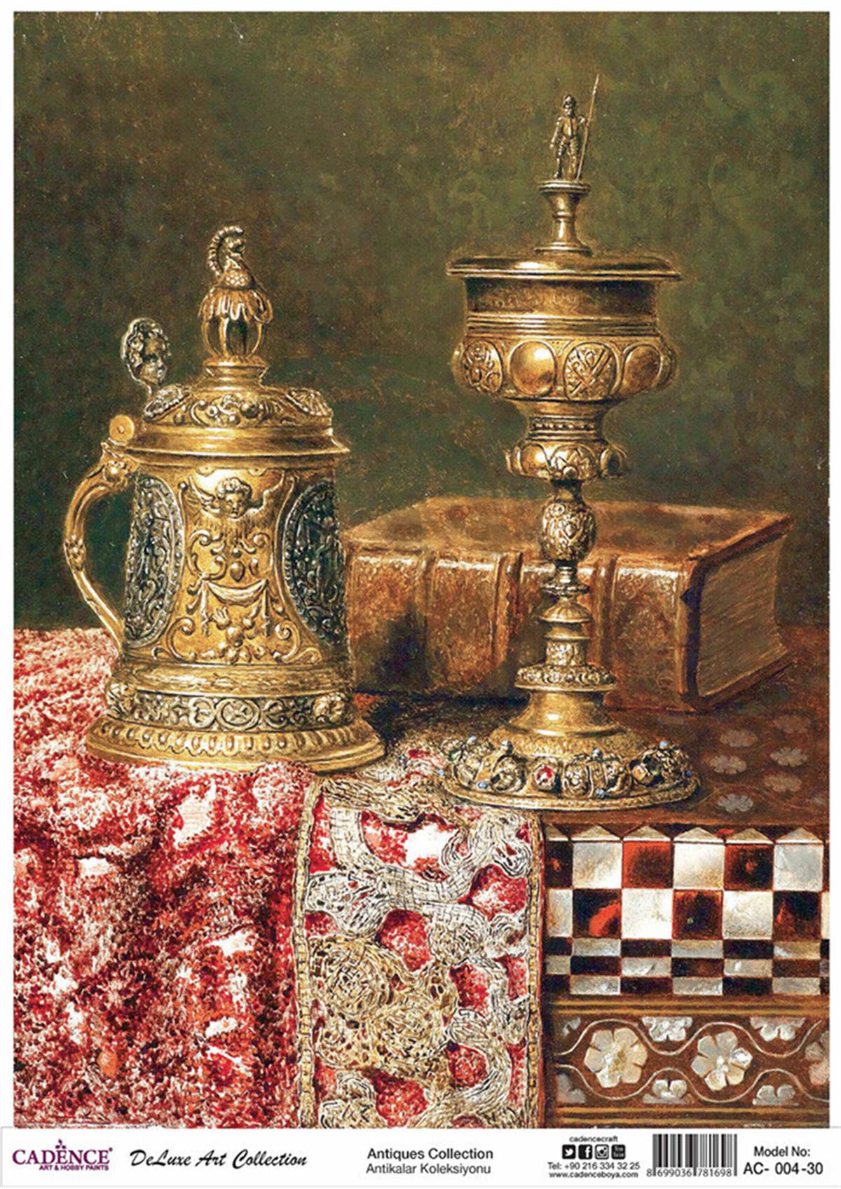 Cadence Antiques Латунная коллекция декупажа Ac 04 90x125см