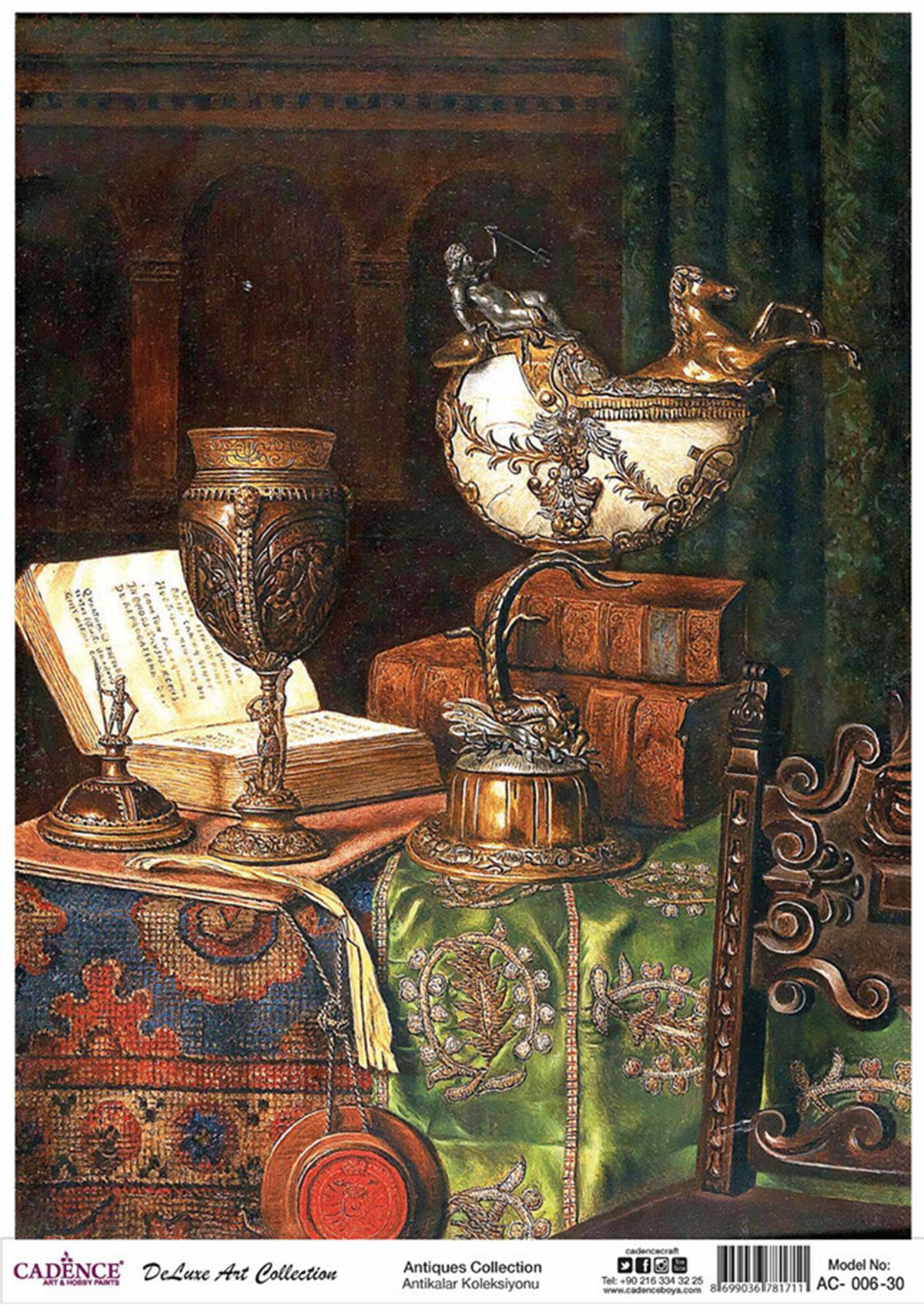 Cadence Antiques Латунная коллекция декупажа Ac 06 90x125см